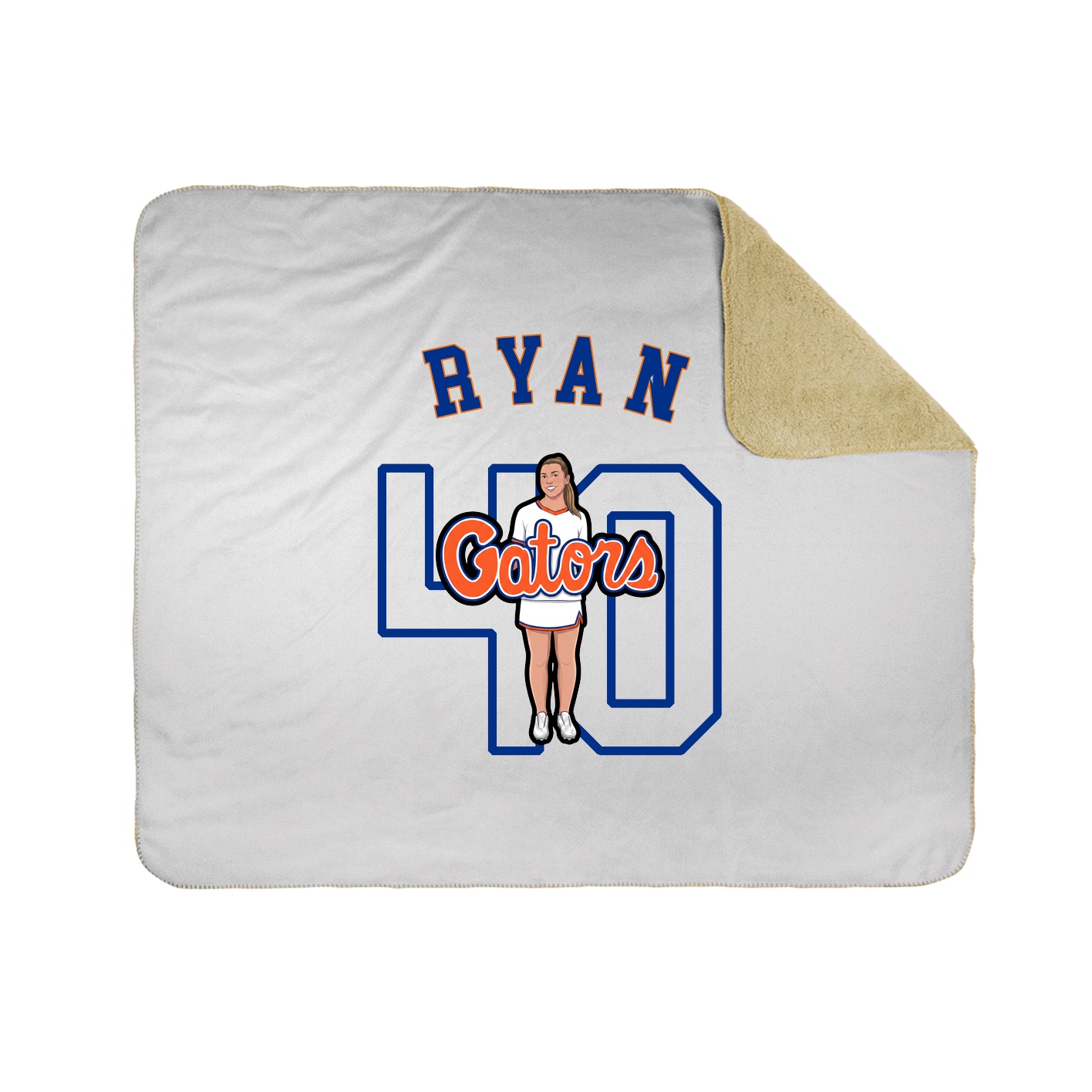 Throw Blanket — Shirsey Arch in White