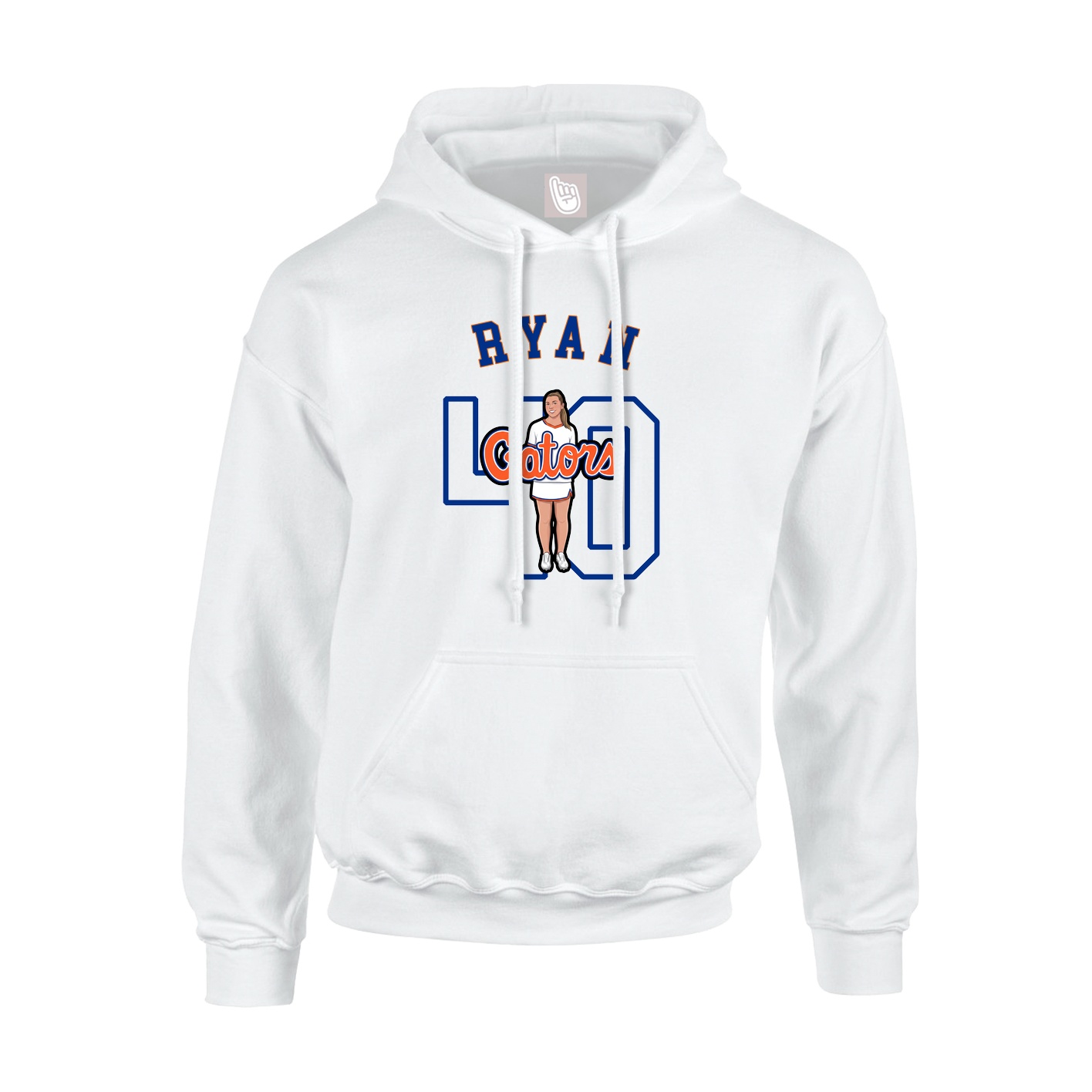 Hoodie — Shirsey Arch in White