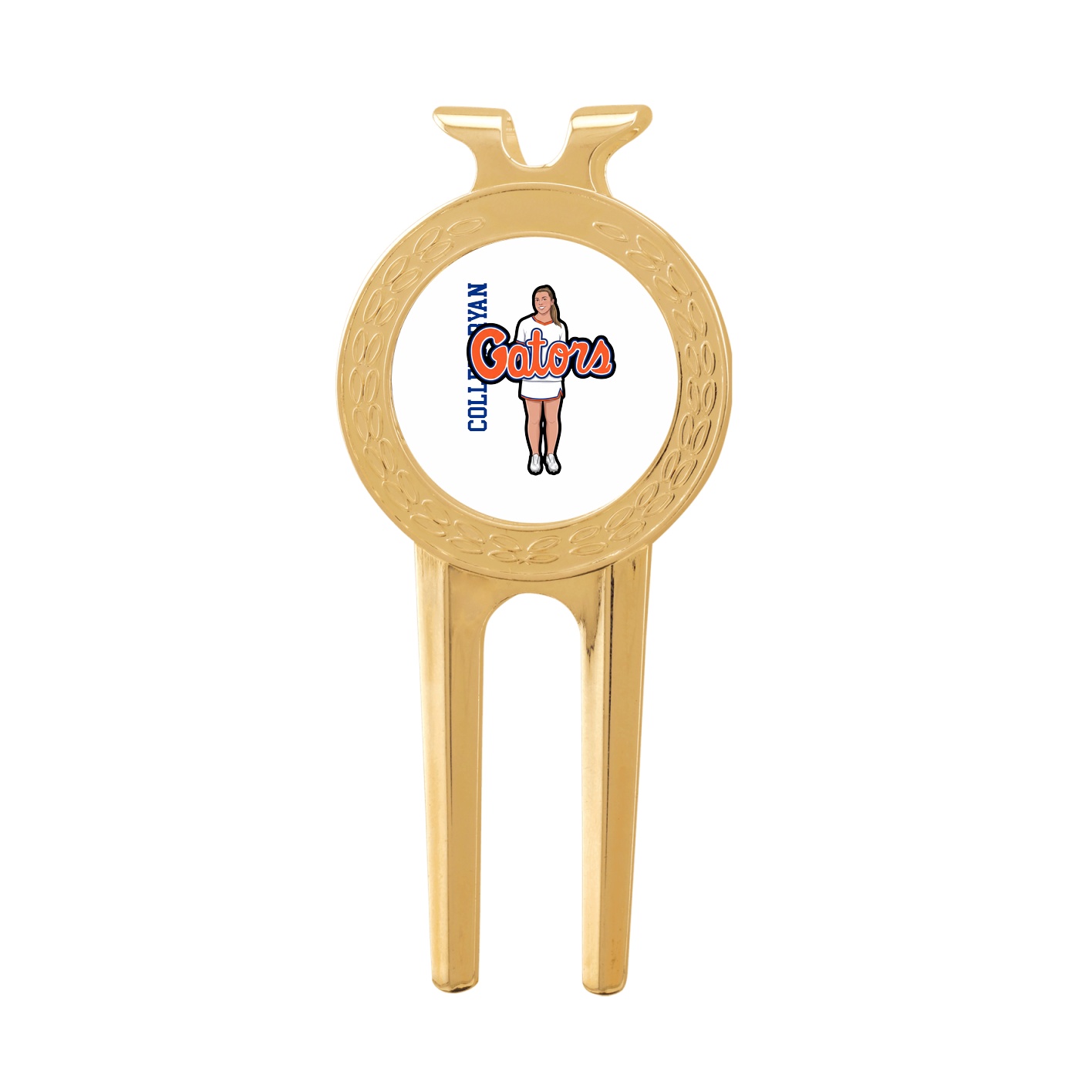 Divot Tool with Ball Marker — Name Vertical in Classic