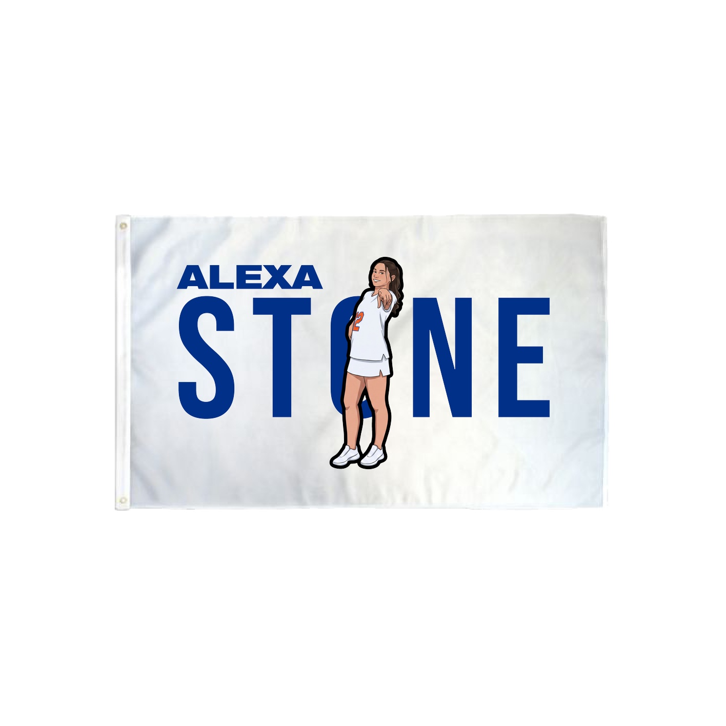 3x5 Flag — Player Name in Classic