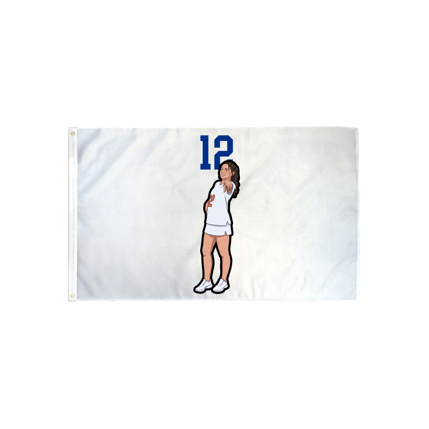 3x5 Flag — Number Top in Classic