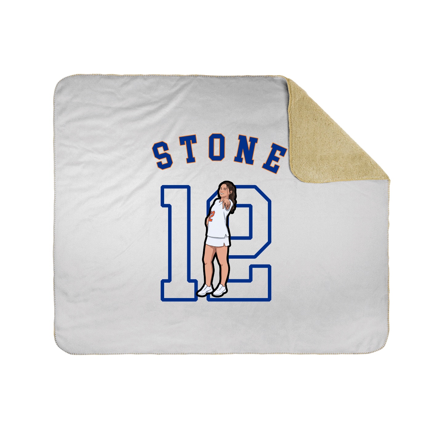 Throw Blanket — Shirsey Arch in White