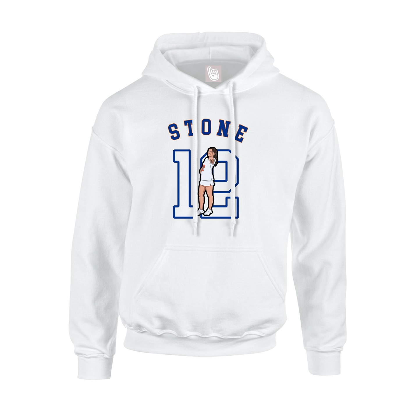 Youth Hoodie — Shirsey Arch in White