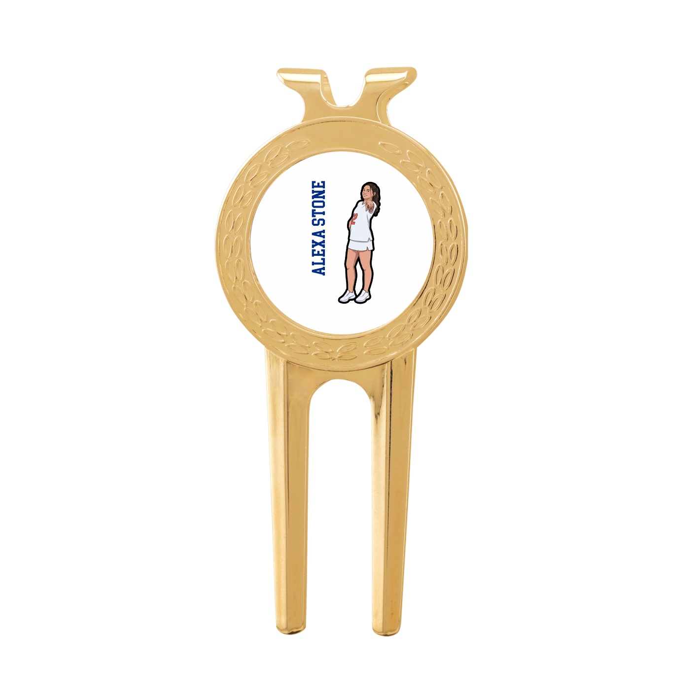Divot Tool with Ball Marker — Name Vertical in Classic