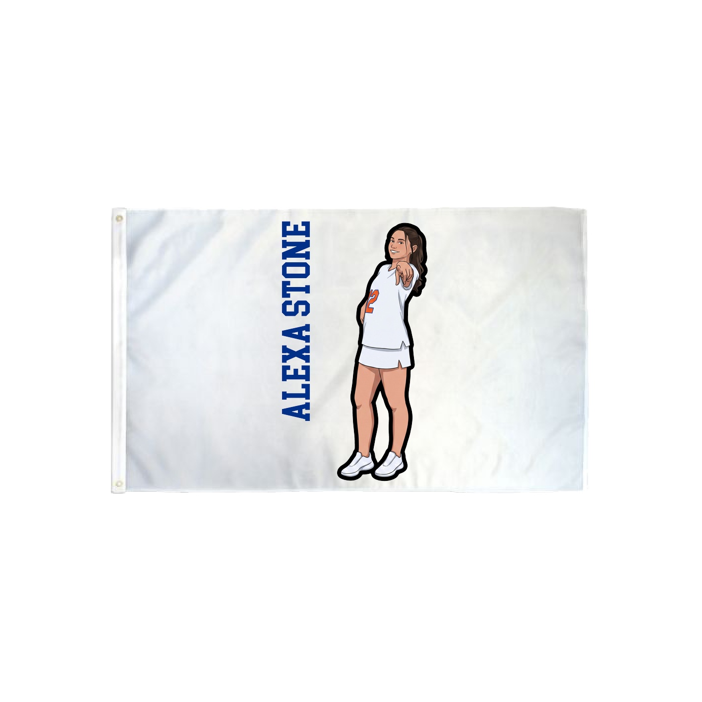 3x5 Flag — Name Vertical in Classic