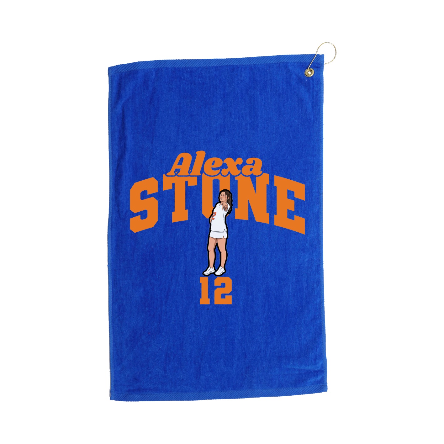 Golf Towel — Signature Arch in Royal