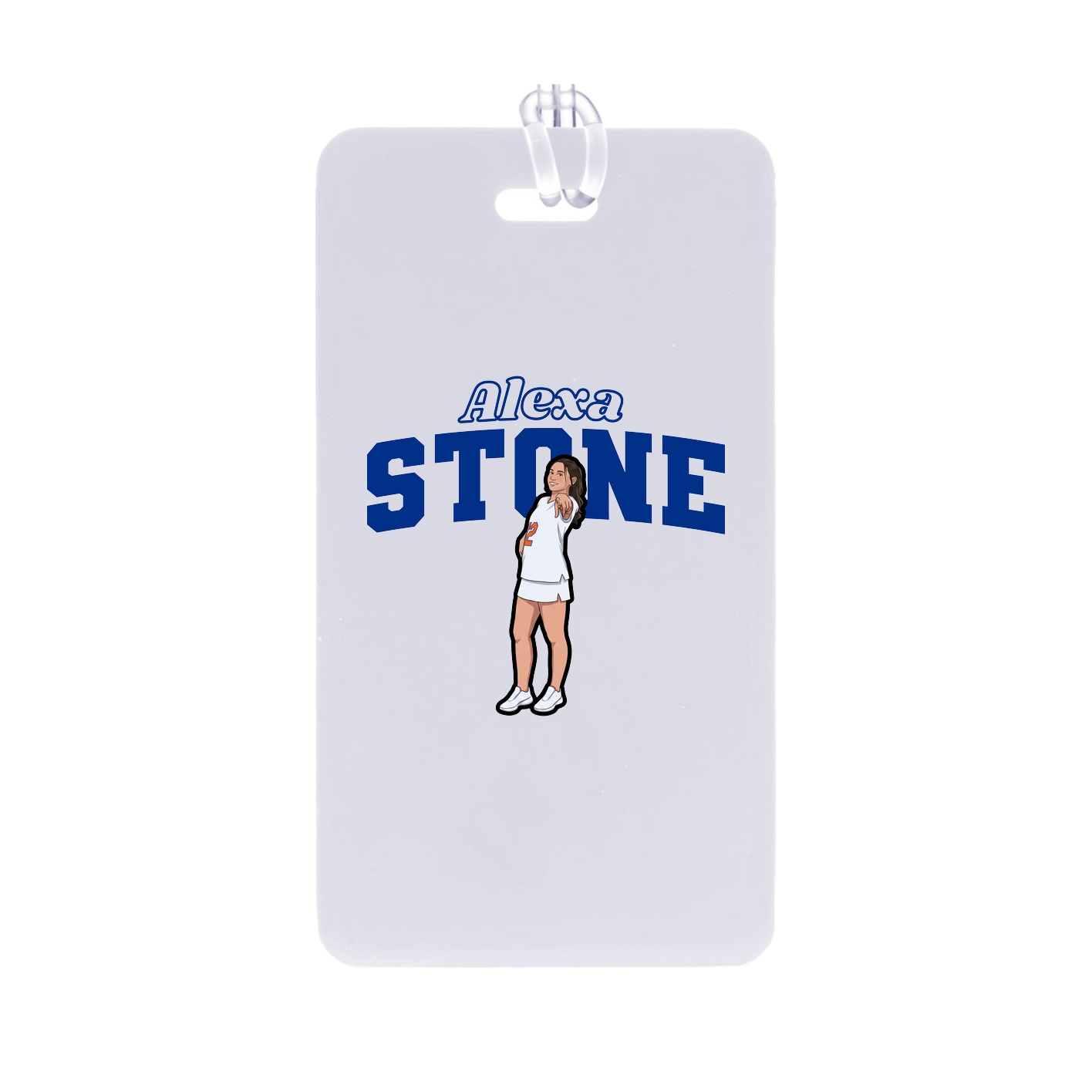 Bag Tag — Name Arch in Classic