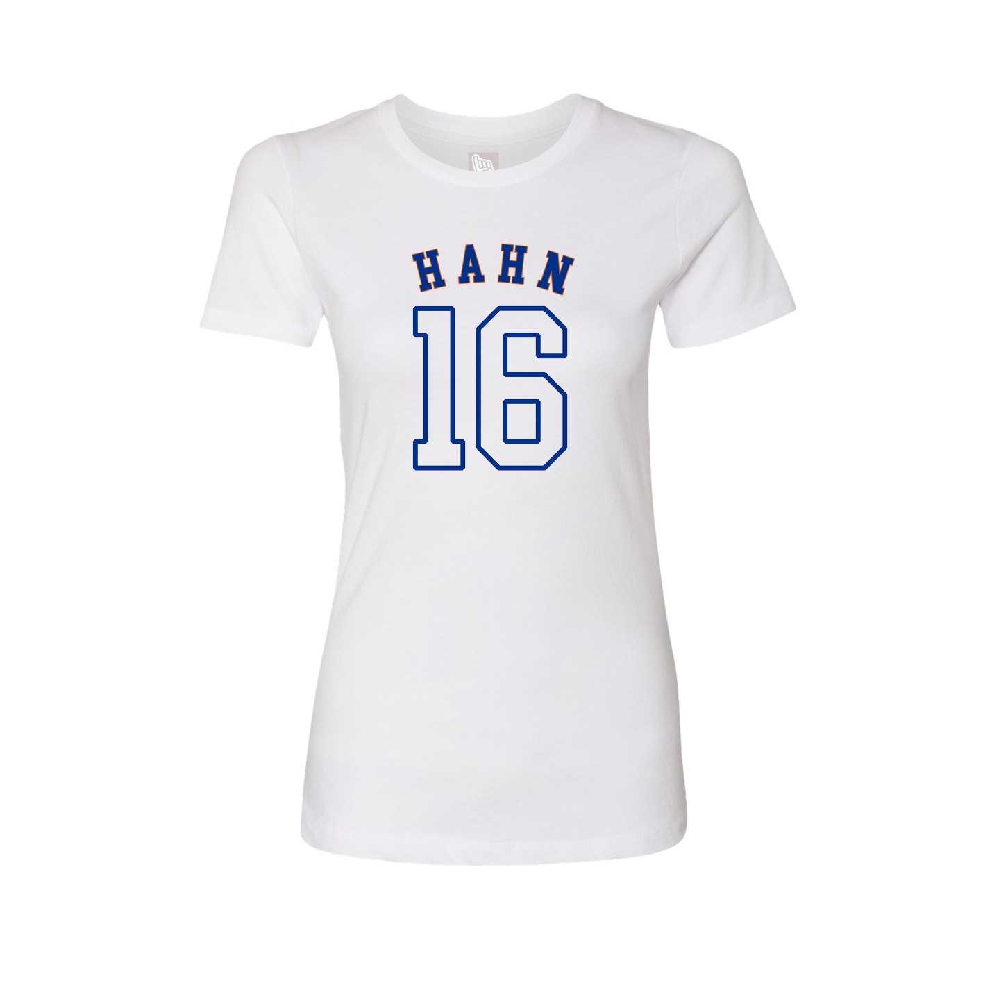 Fitted Women's Tee — Shirsey Arch in White