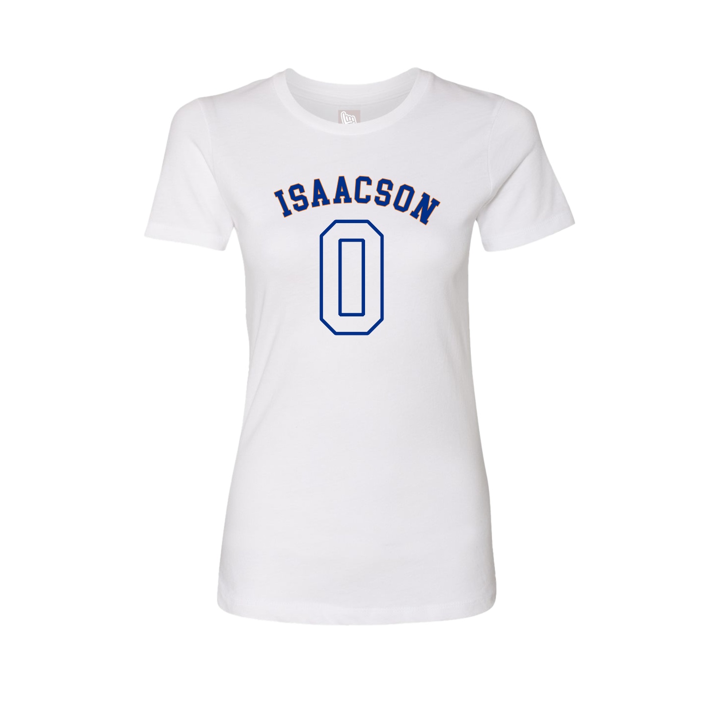 Fitted Women's Tee — Shirsey Arch in White