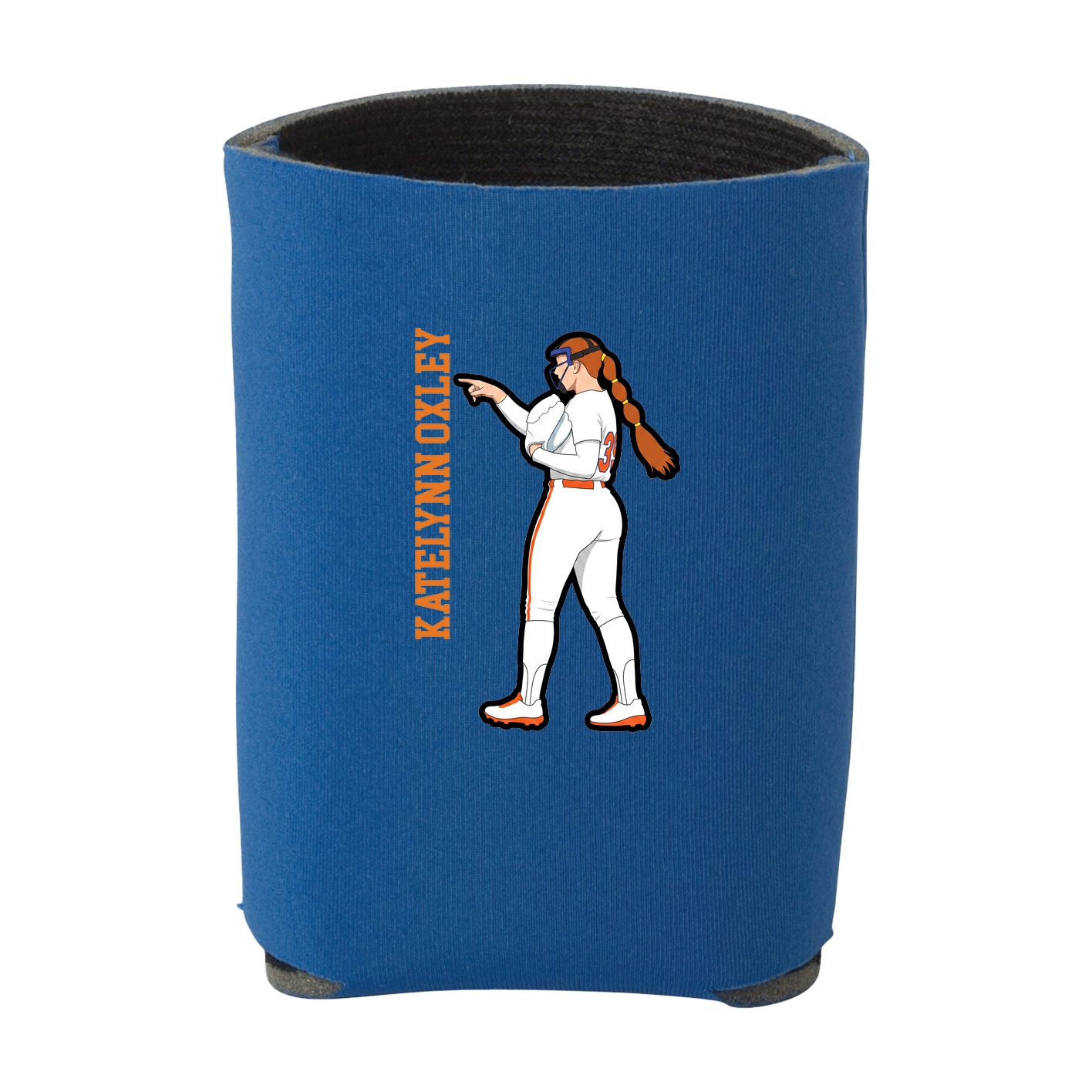 Can Holder — Name Vertical in Royal