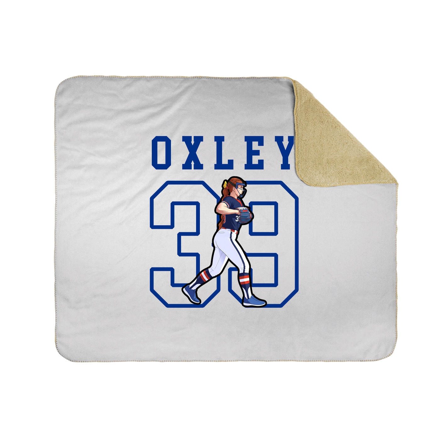 Throw Blanket — Shirsey in White