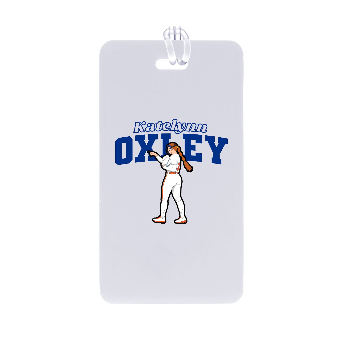 Bag Tag — Name Arch in Classic