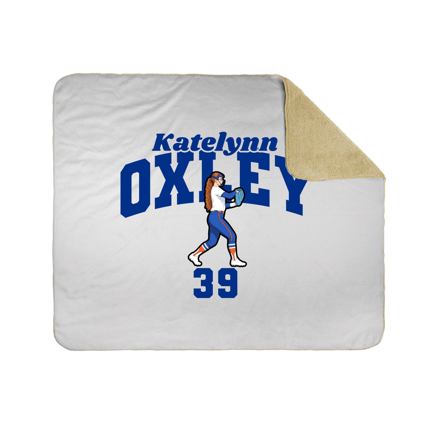 Throw Blanket — Signature Arch in White