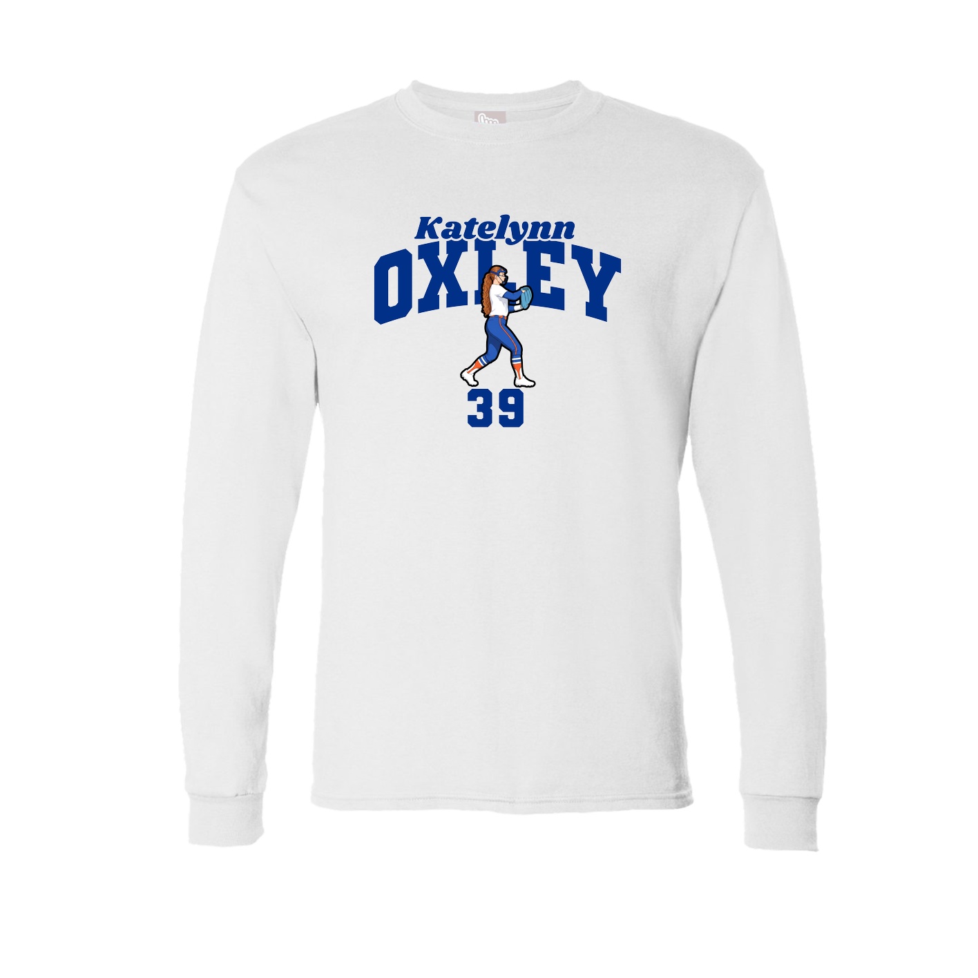 Long Sleeve Tee — Signature Arch in White