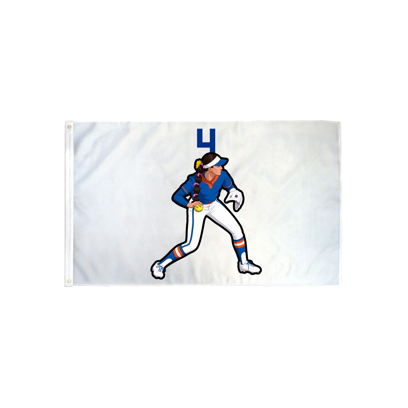 3x5 Flag — Number Top in Classic