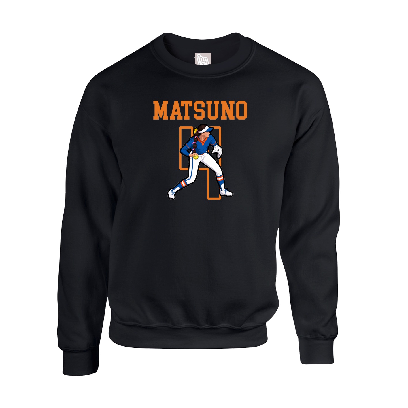 Fleece Crew — Shirsey in Black