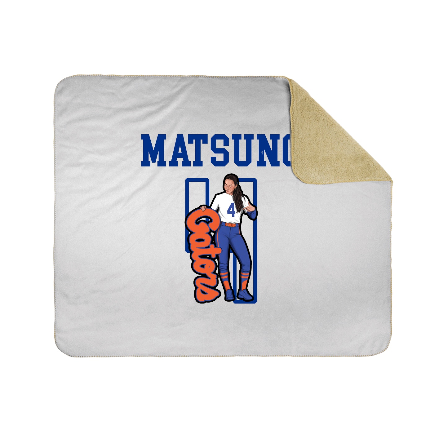Throw Blanket — Shirsey in White