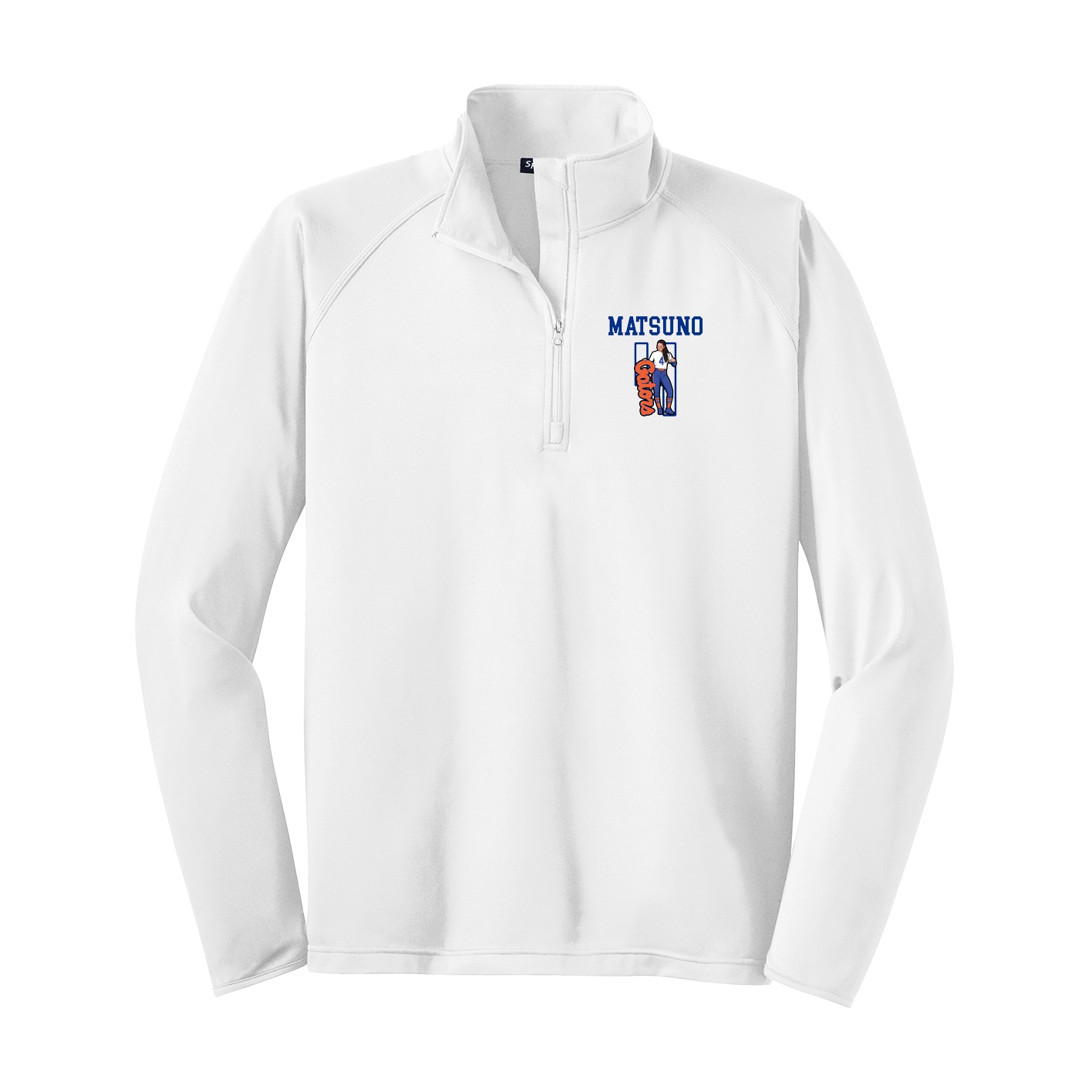 Q-Zip Pullover — Shirsey in White