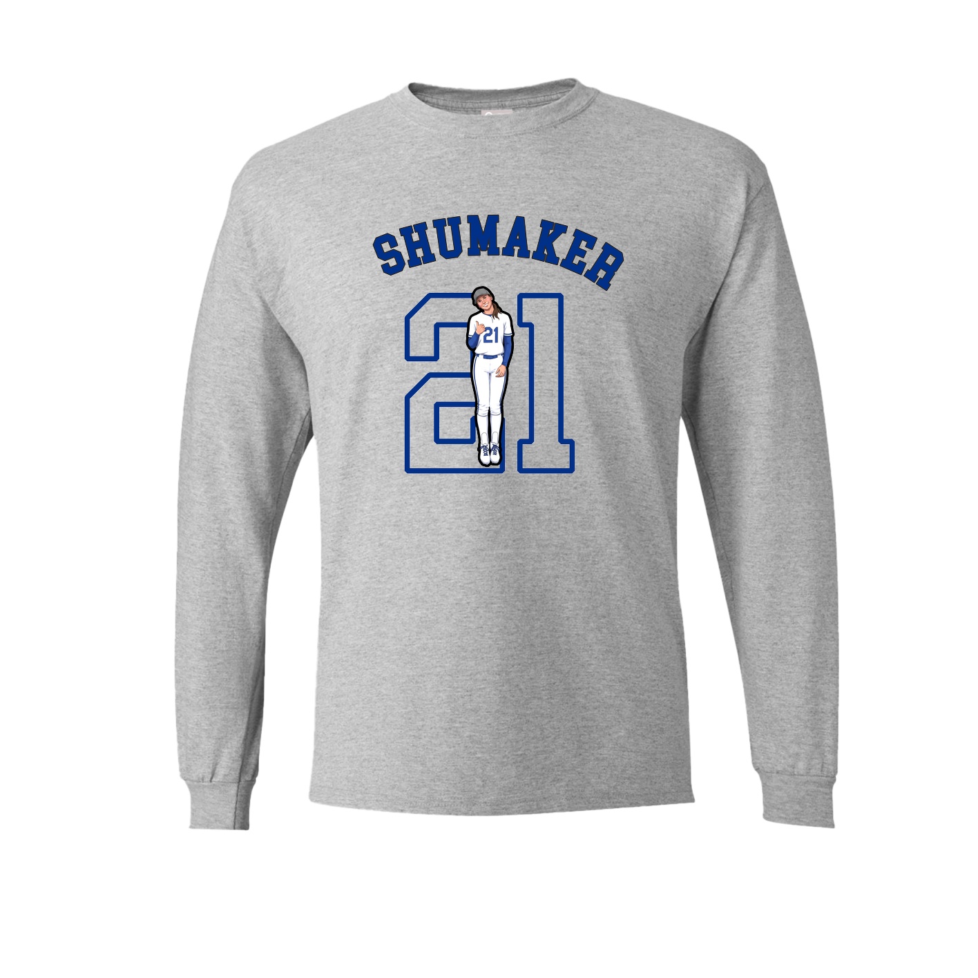 Long Sleeve Tee — Shirsey Arch in Grey