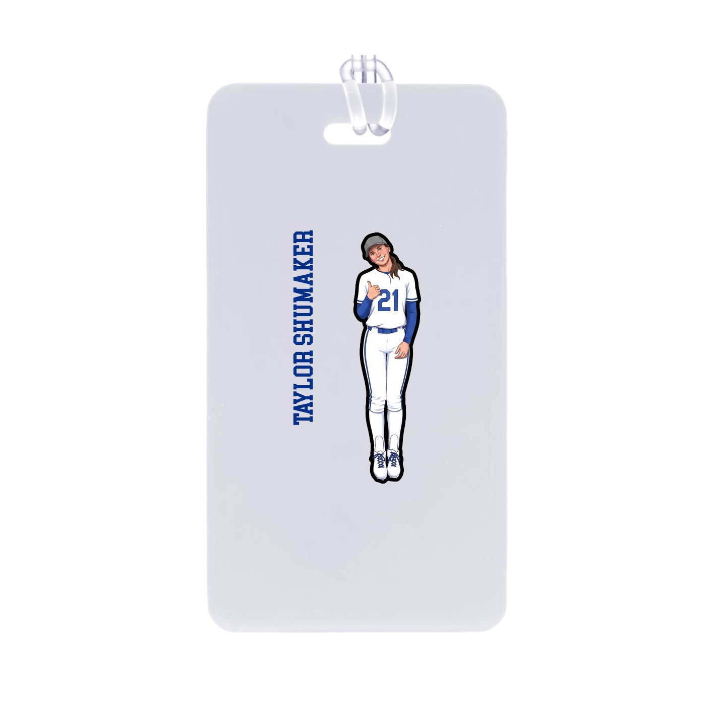 Bag Tag — Name Vertical in Classic