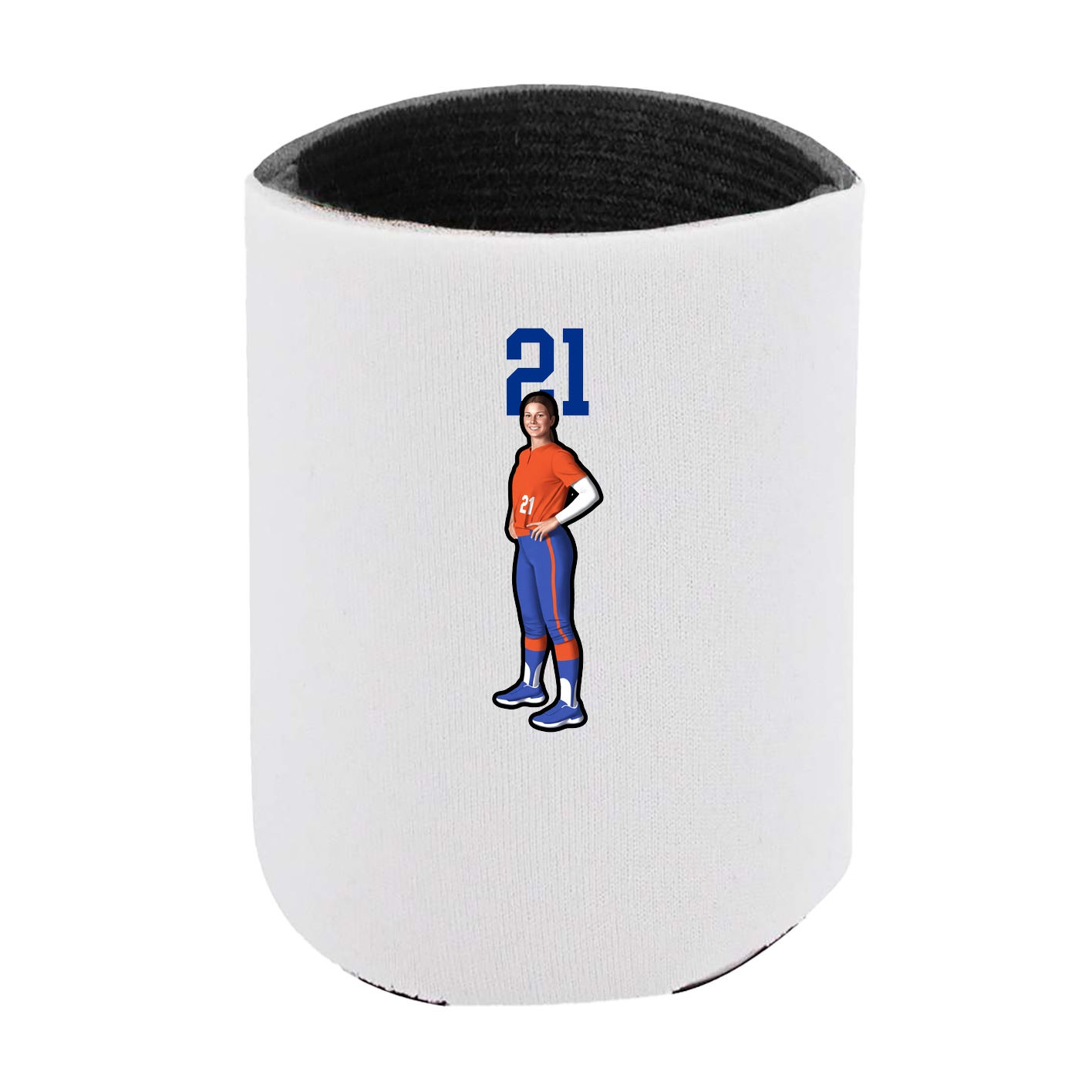 Can Holder — Number Top in White
