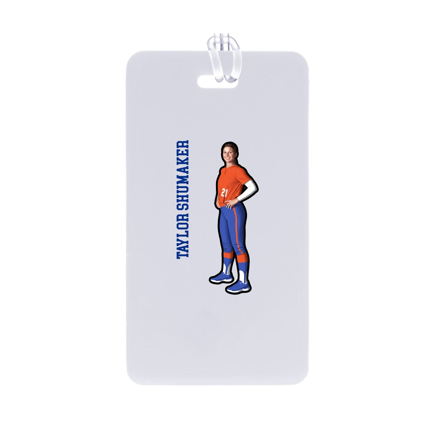Bag Tag — Name Vertical in Classic