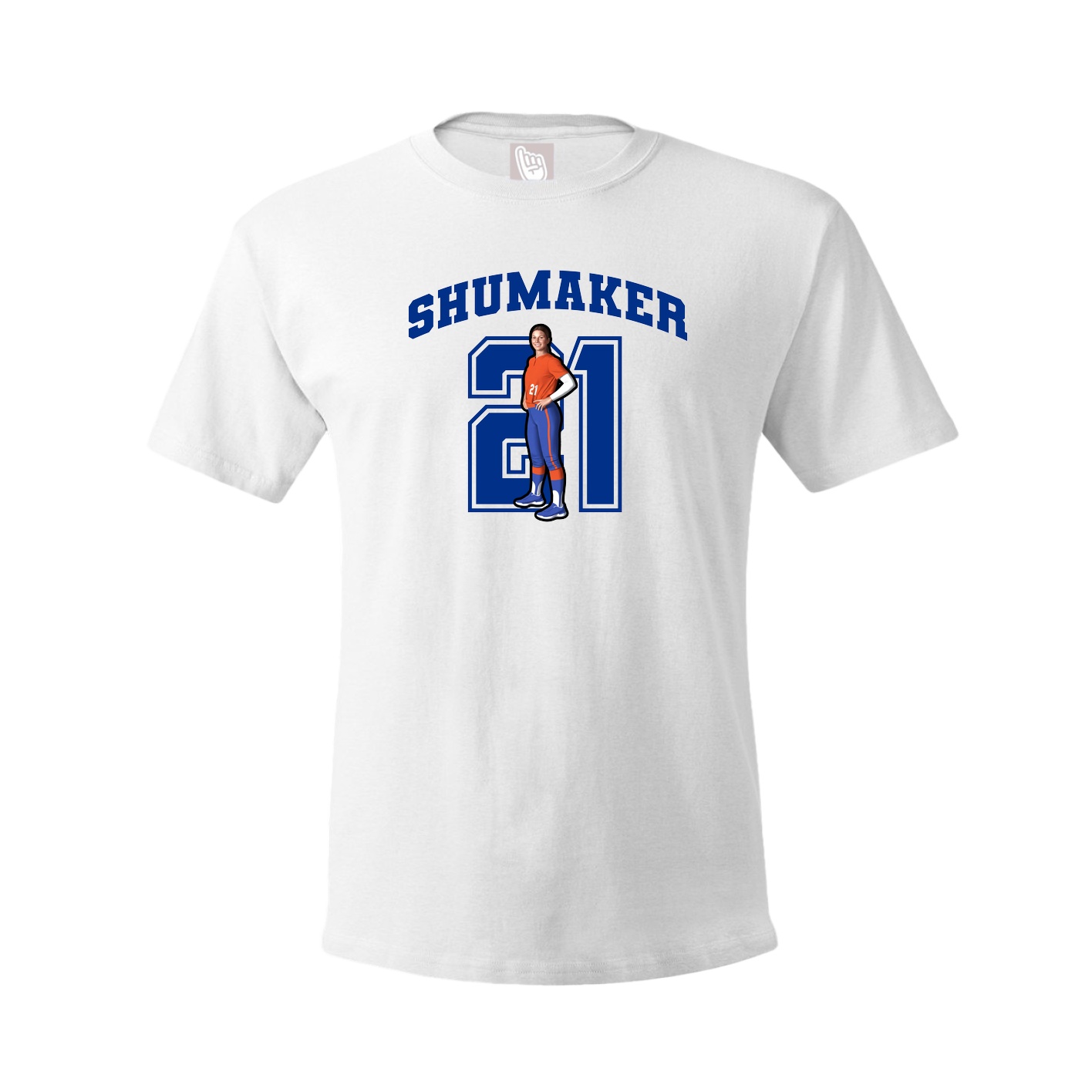 Tee — Number in White