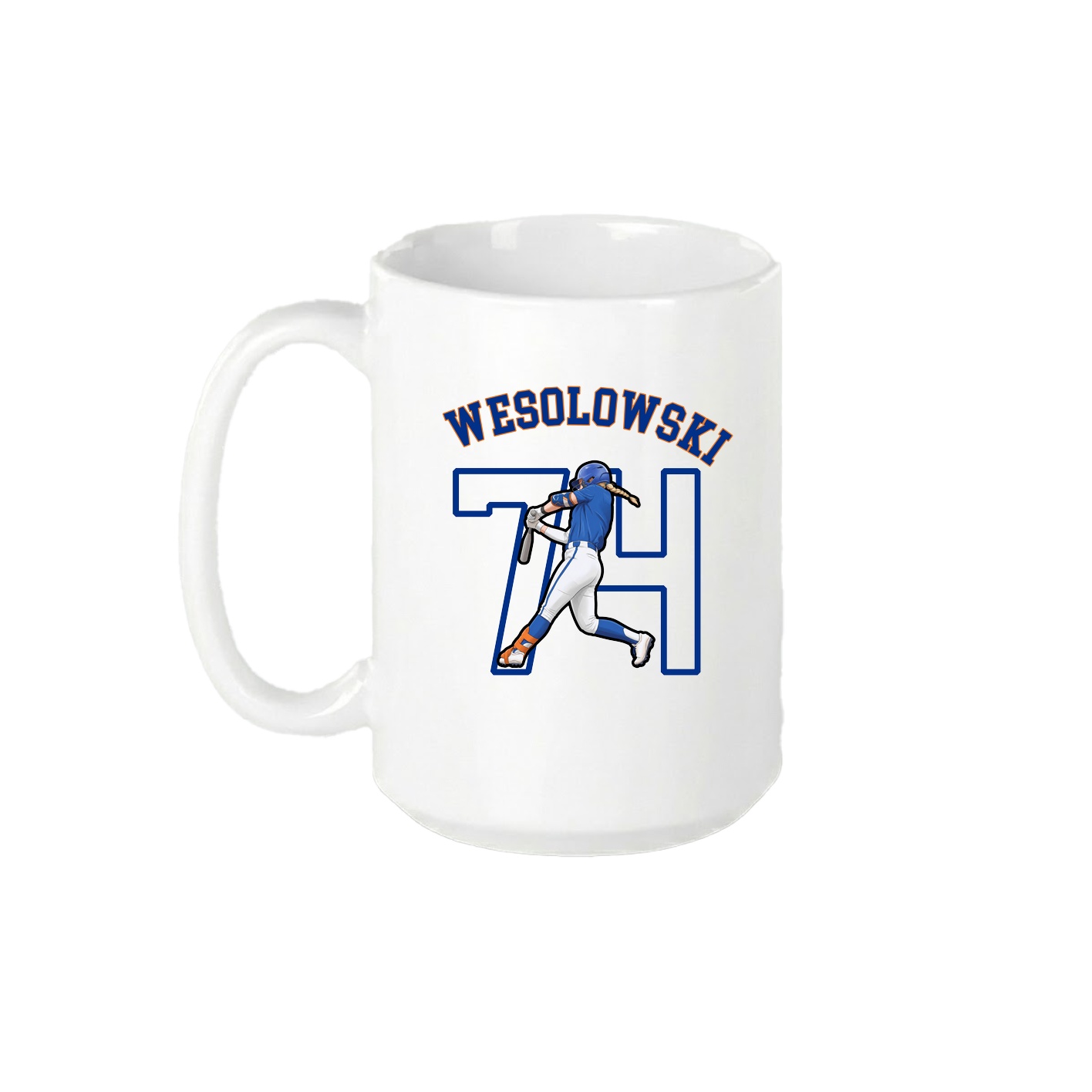 15oz Coffee Mug — Shirsey Arch in White