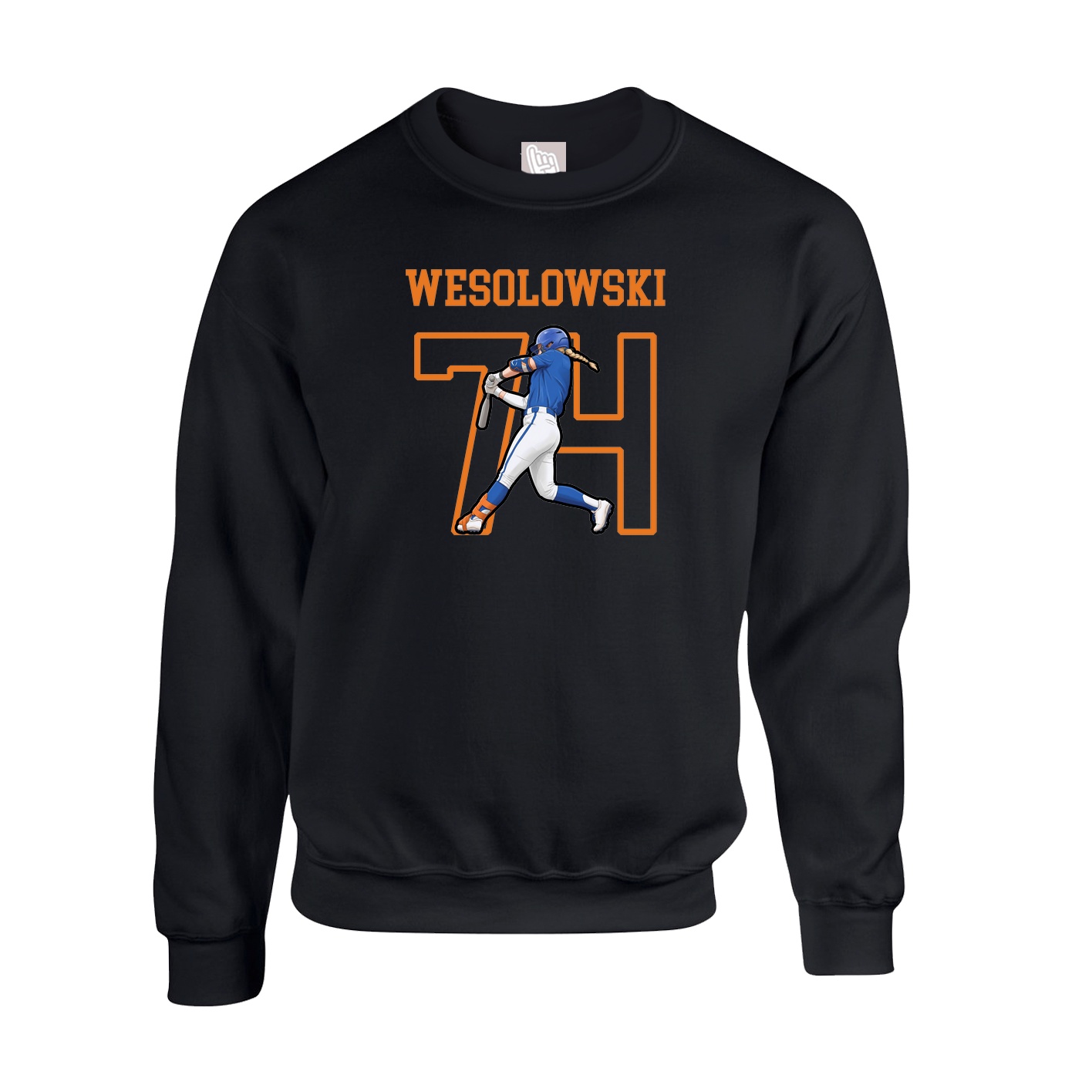 Fleece Crew — Shirsey in Black