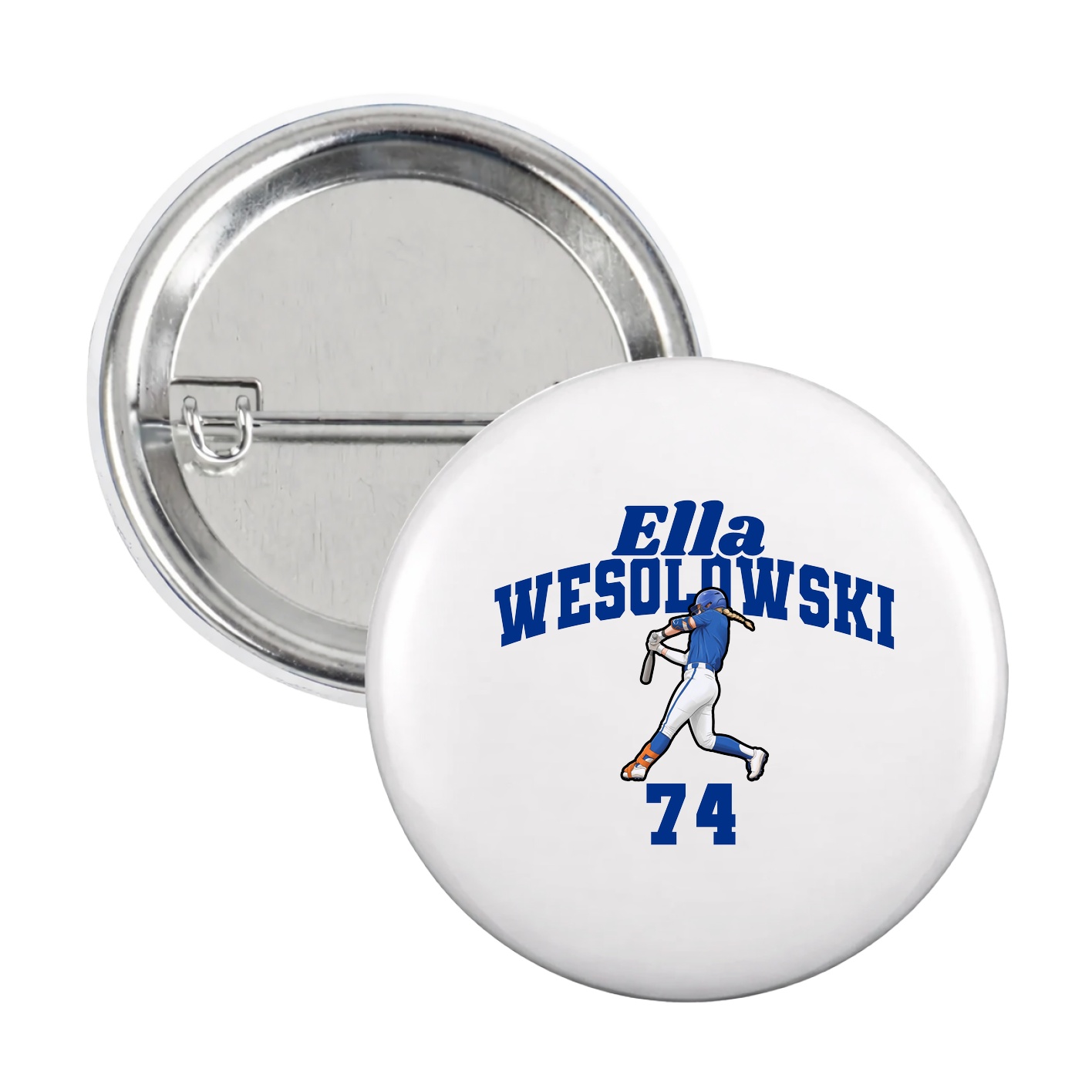 Game Day Button — Signature Arch in White