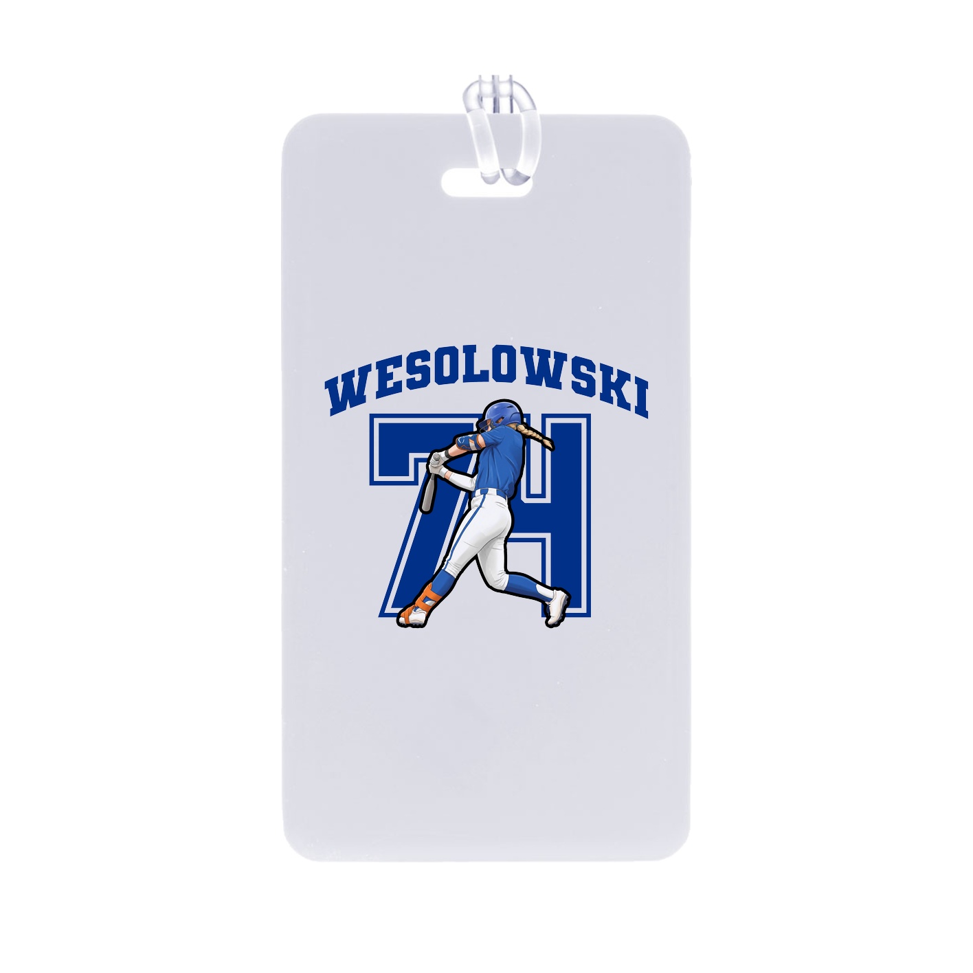 Bag Tag — Number in Classic
