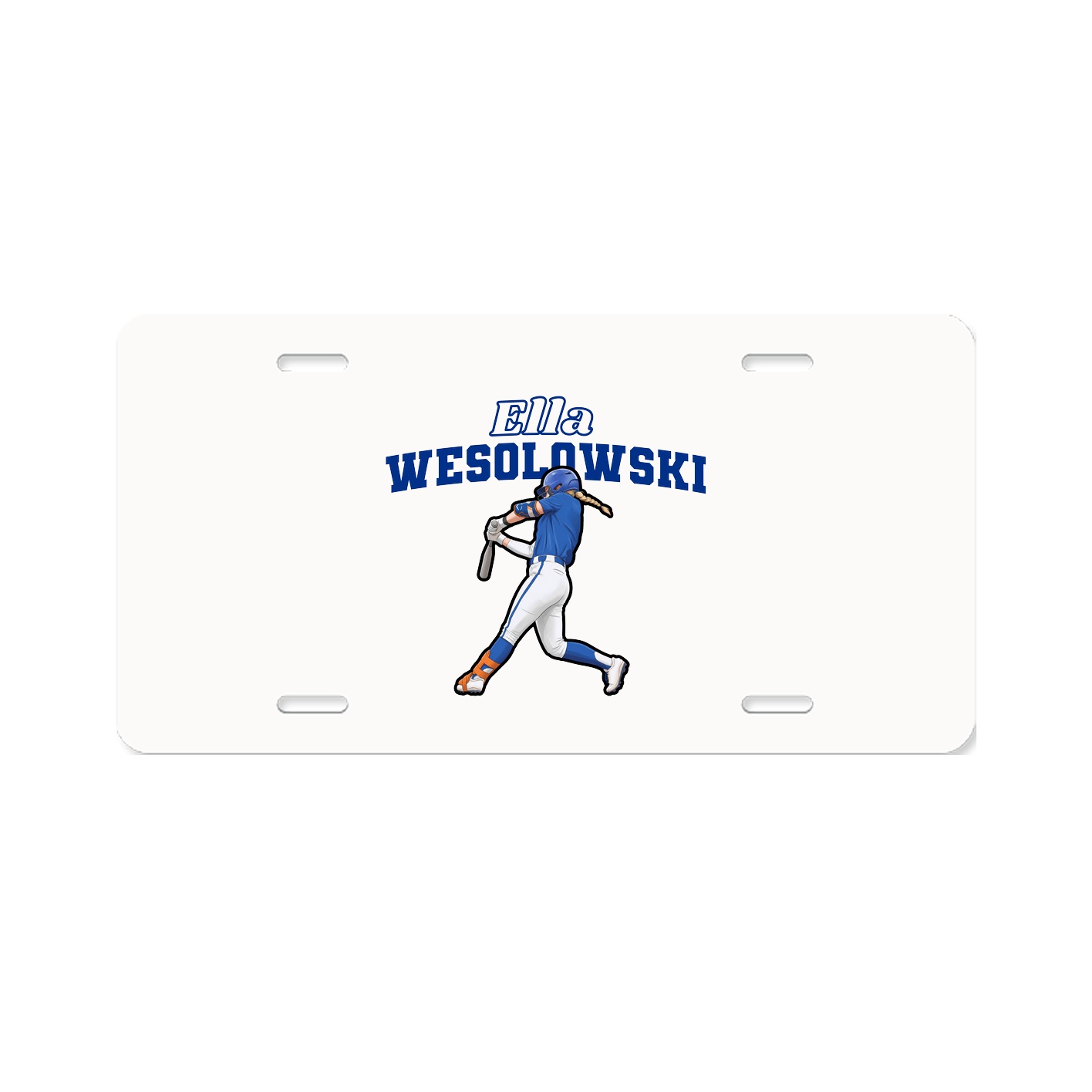 License Plate — Name Arch in Classic