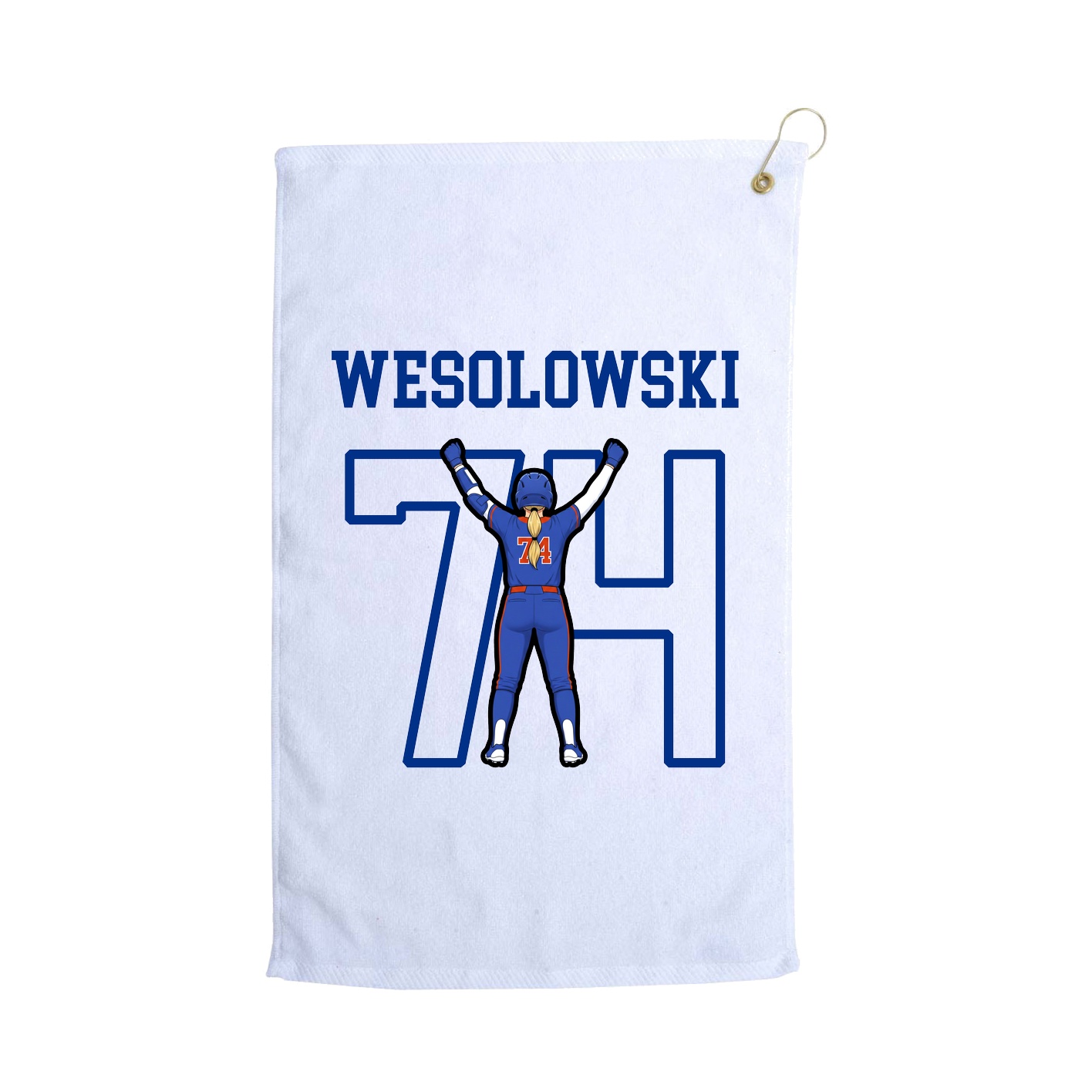Golf Towel — Shirsey in White