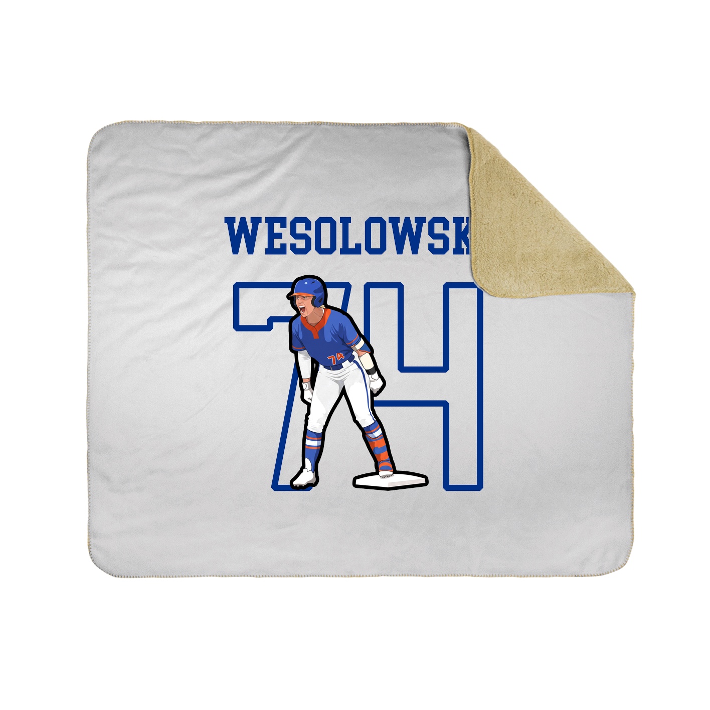 Throw Blanket — Shirsey in White