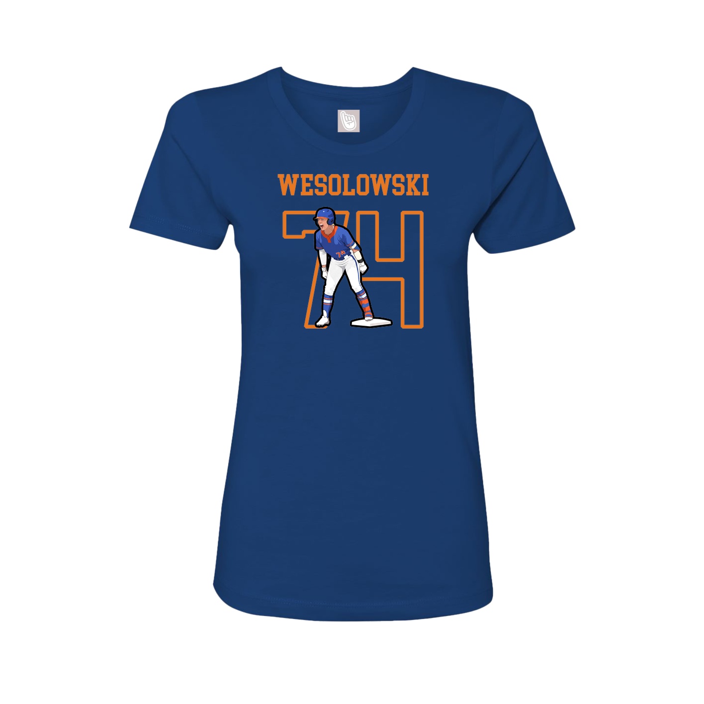 Fitted Women's Tee — Shirsey in Royal