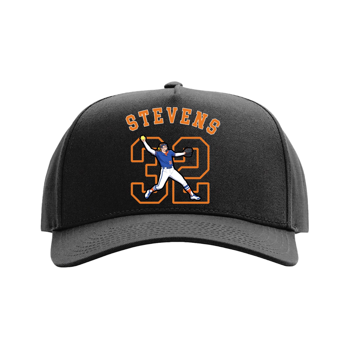 Full Fabric Five-Panel Champ Cap