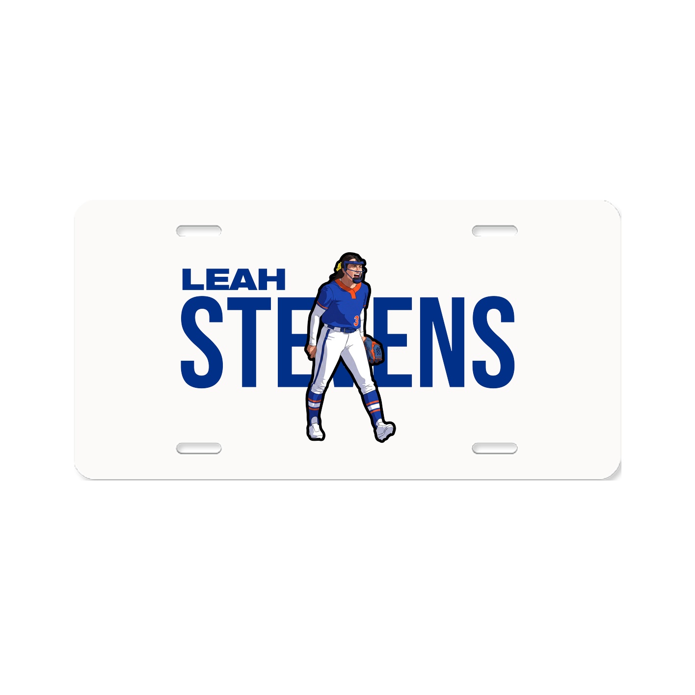 License Plate — Player Name in Classic