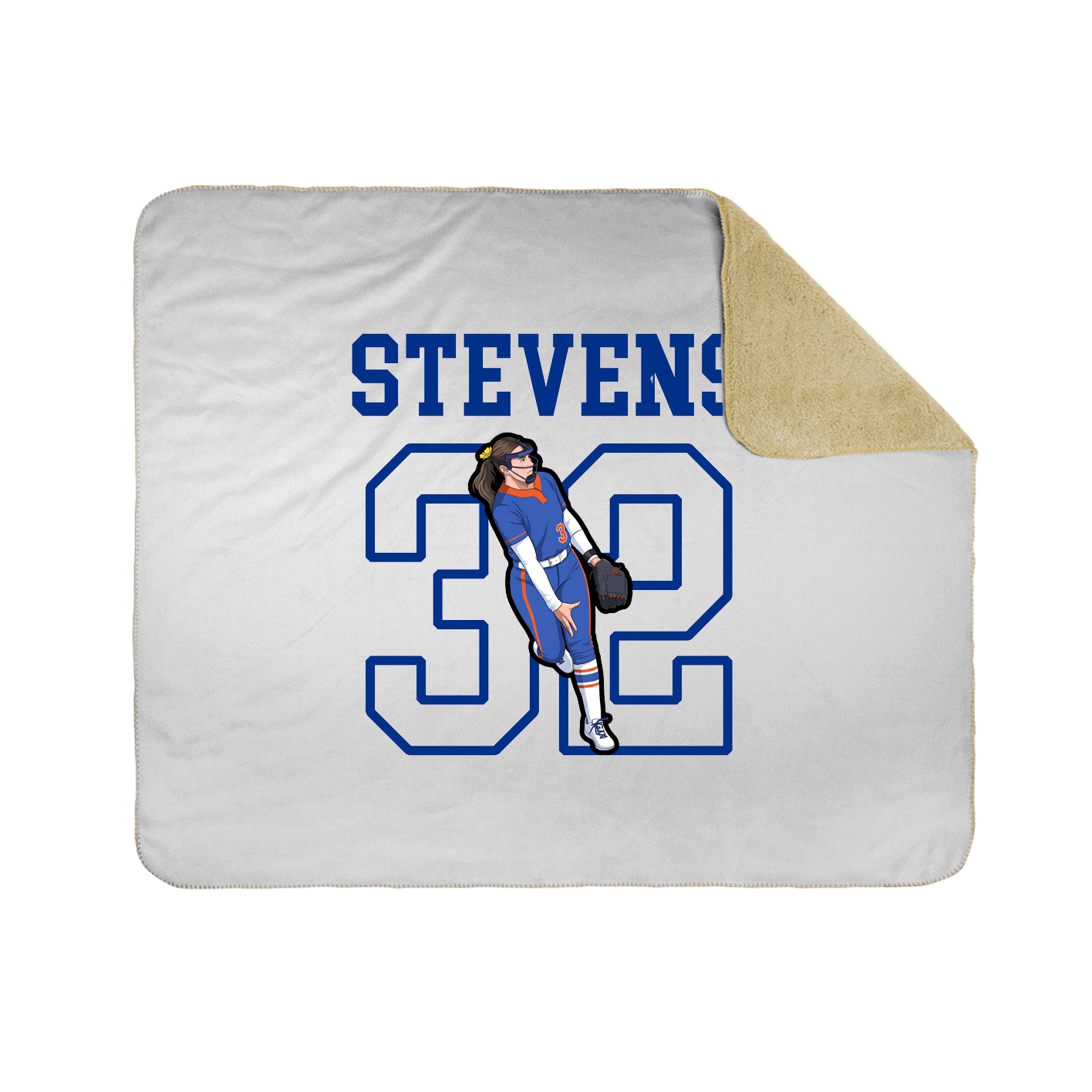 Throw Blanket — Shirsey in White