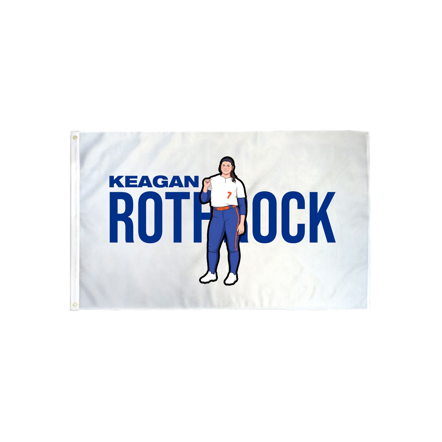 3x5 Flag — Player Name in Classic