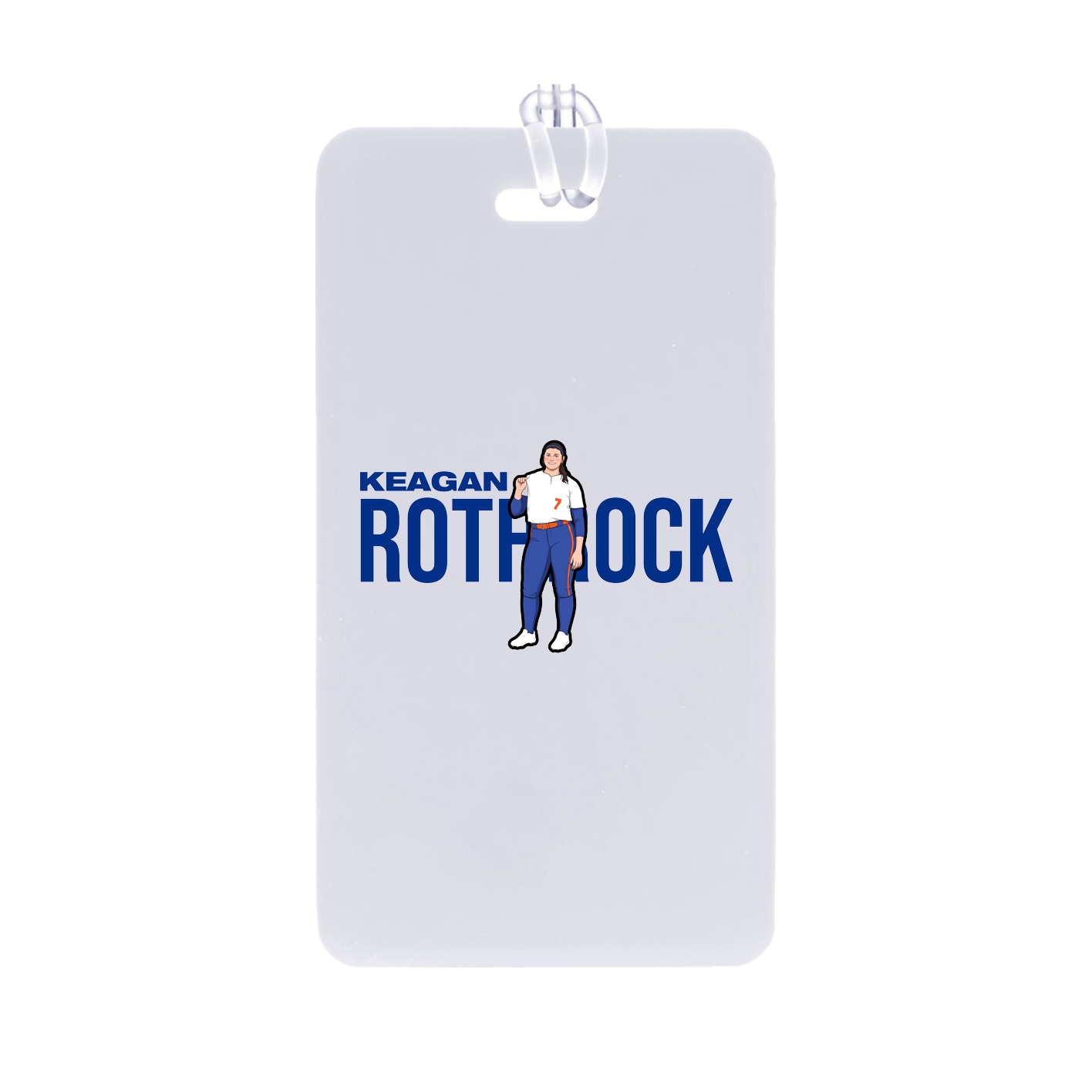 Bag Tag — Player Name in Classic