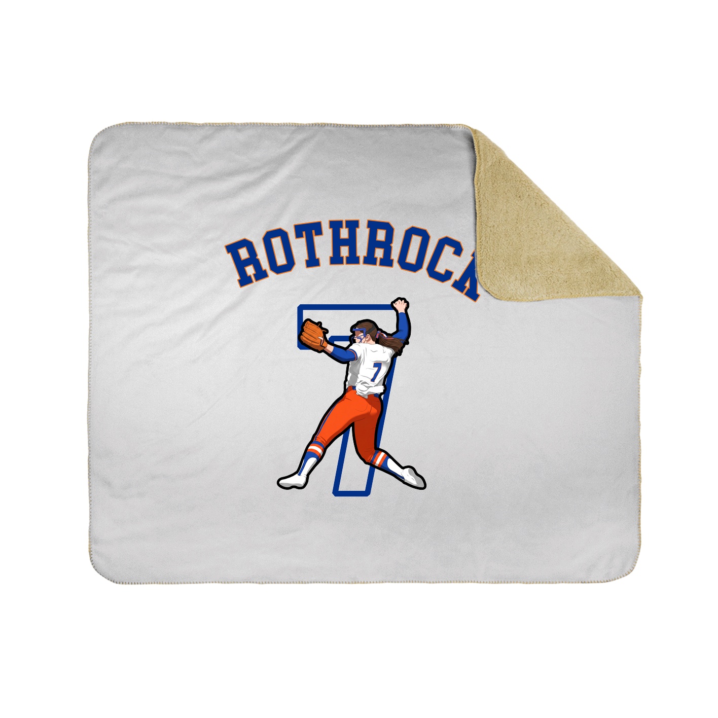 Throw Blanket — Shirsey Arch in White