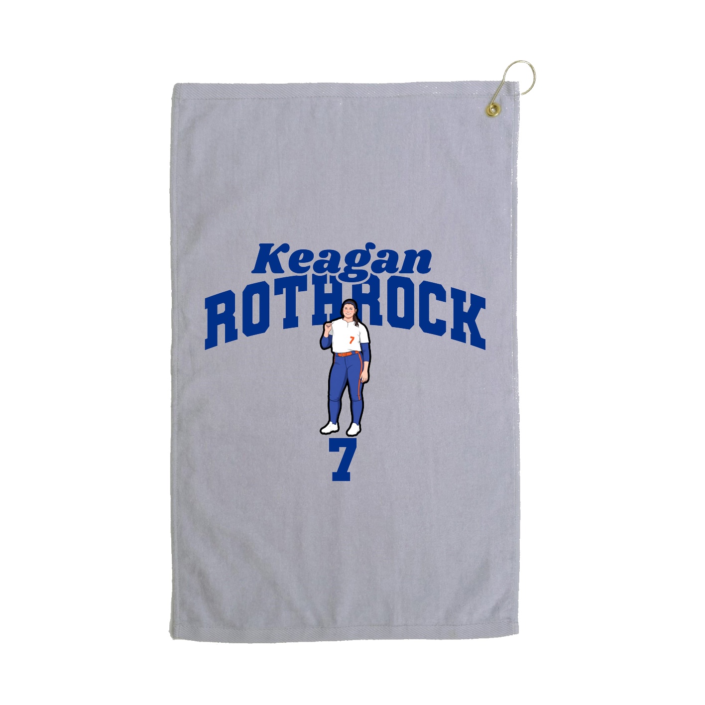 Golf Towel — Signature Arch in Grey