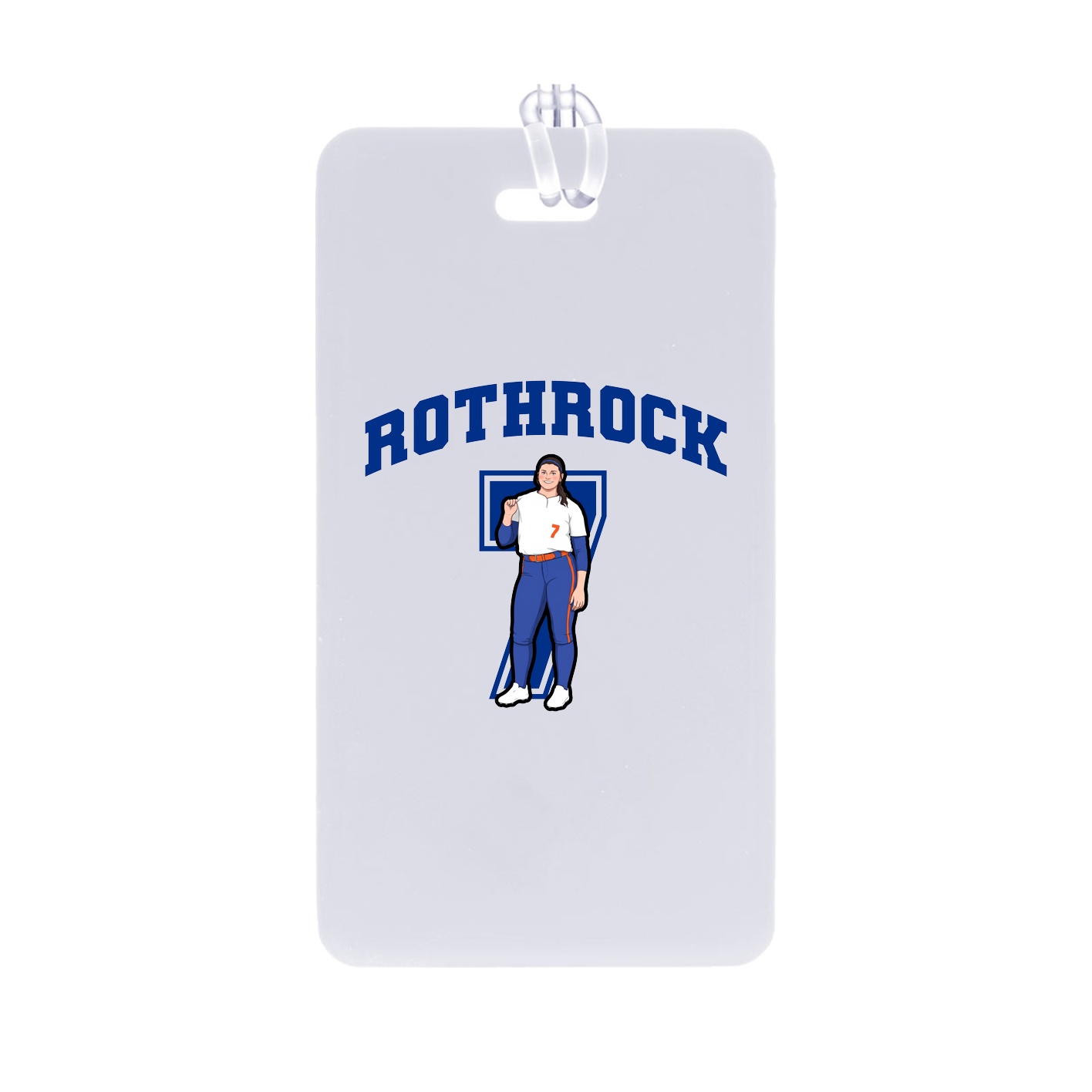 Bag Tag — Number in Classic