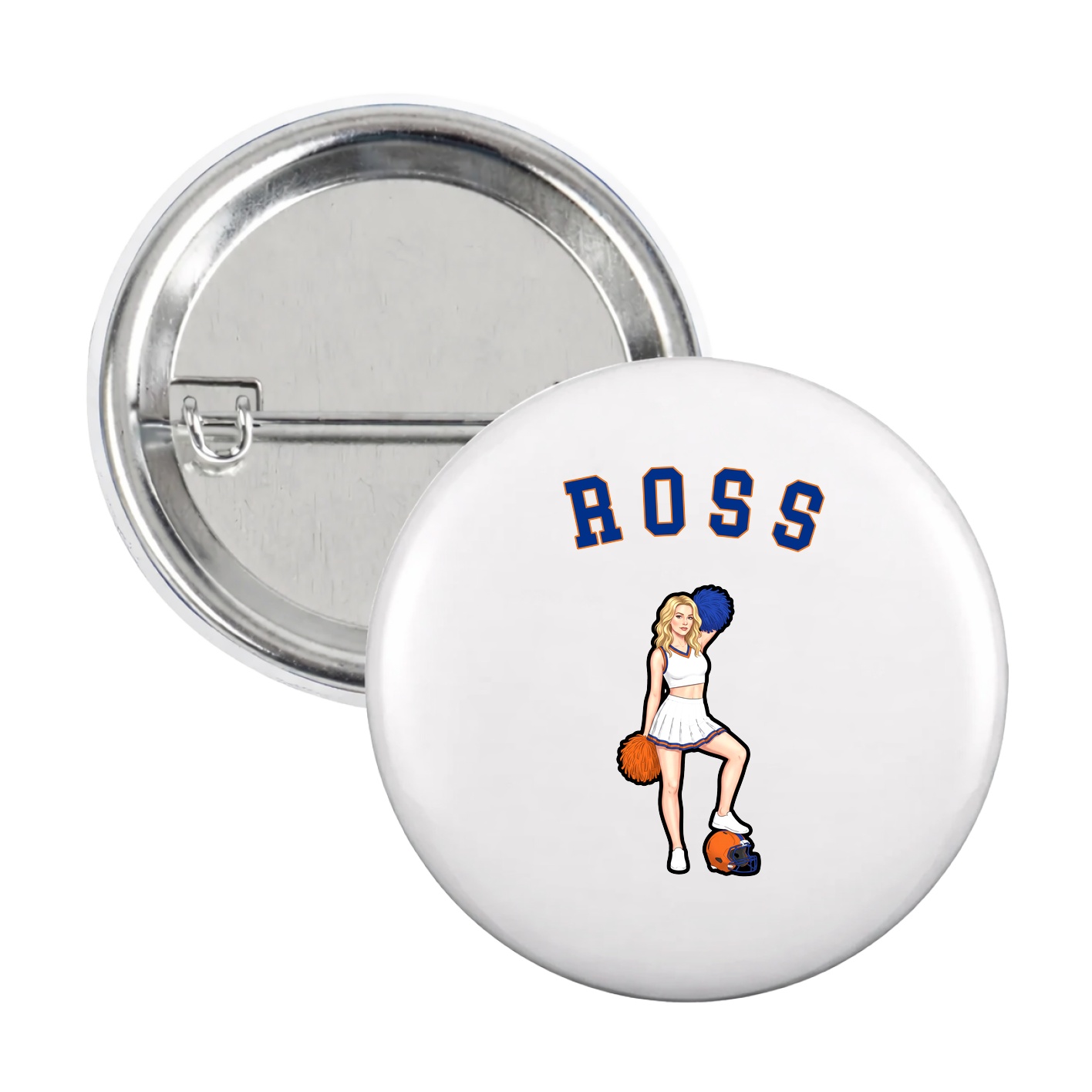 Game Day Button — Shirsey Arch in White