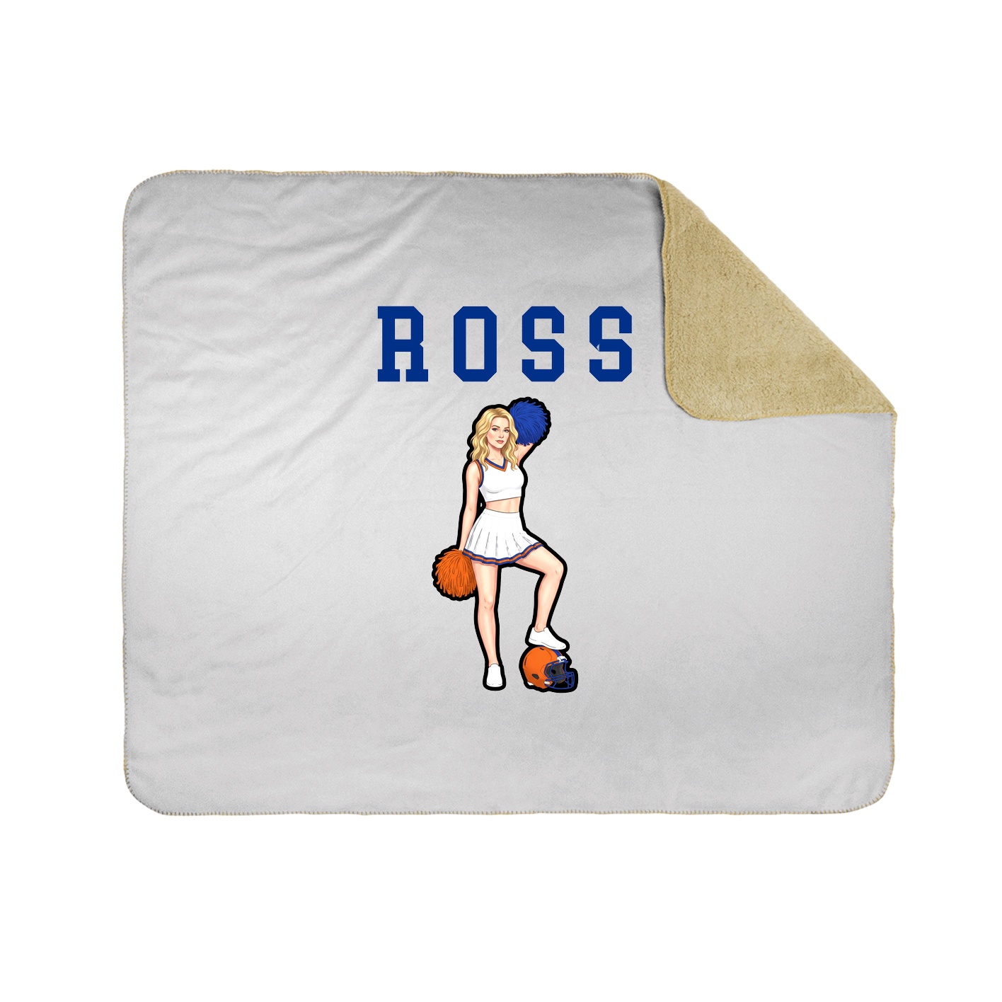 Throw Blanket — Shirsey in White