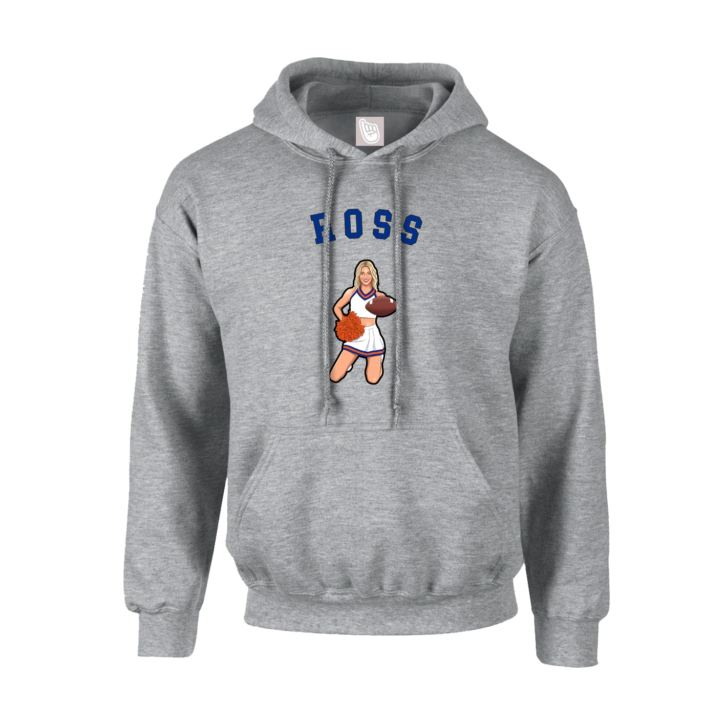 Youth Hoodie — Shirsey Arch in Grey