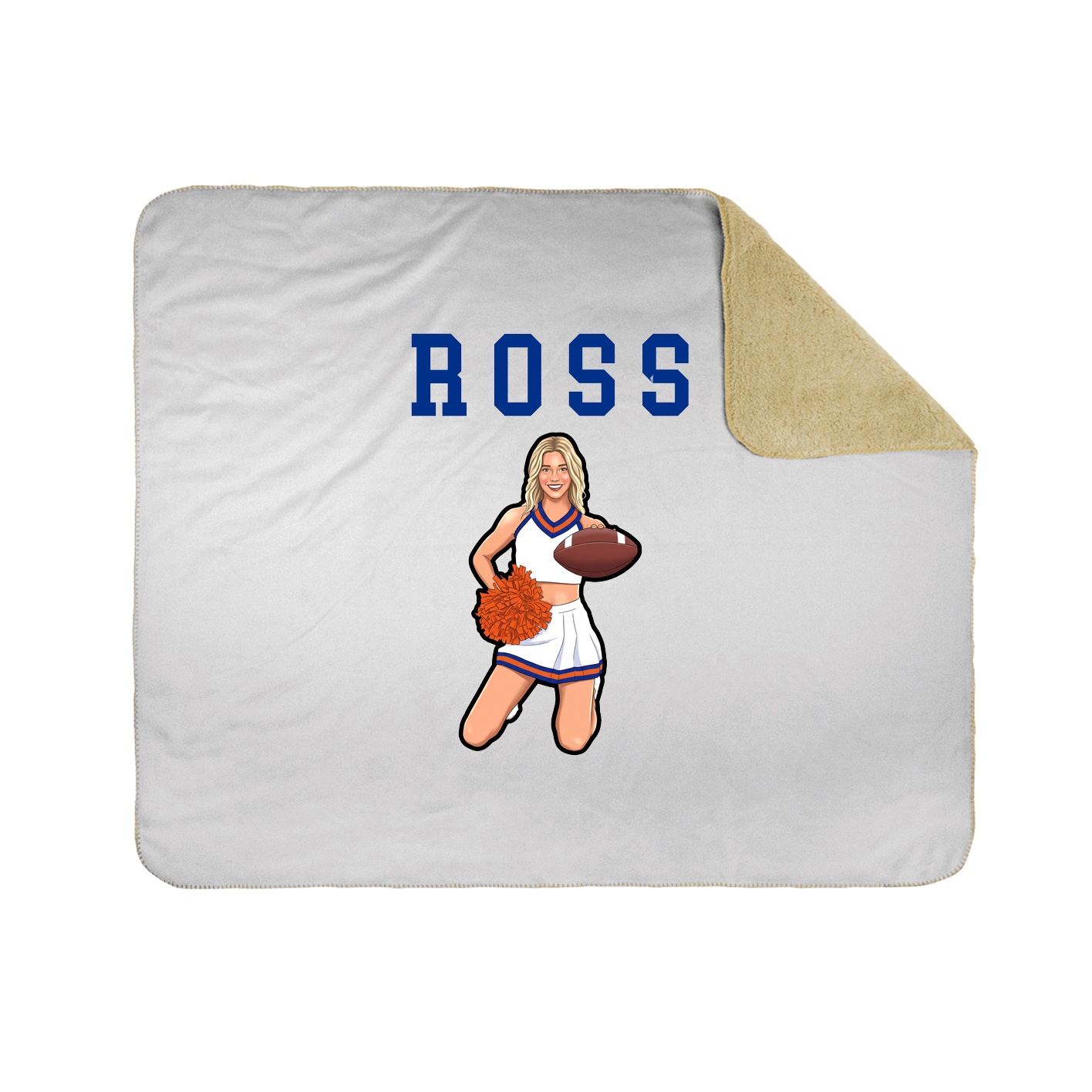 Throw Blanket — Shirsey in White