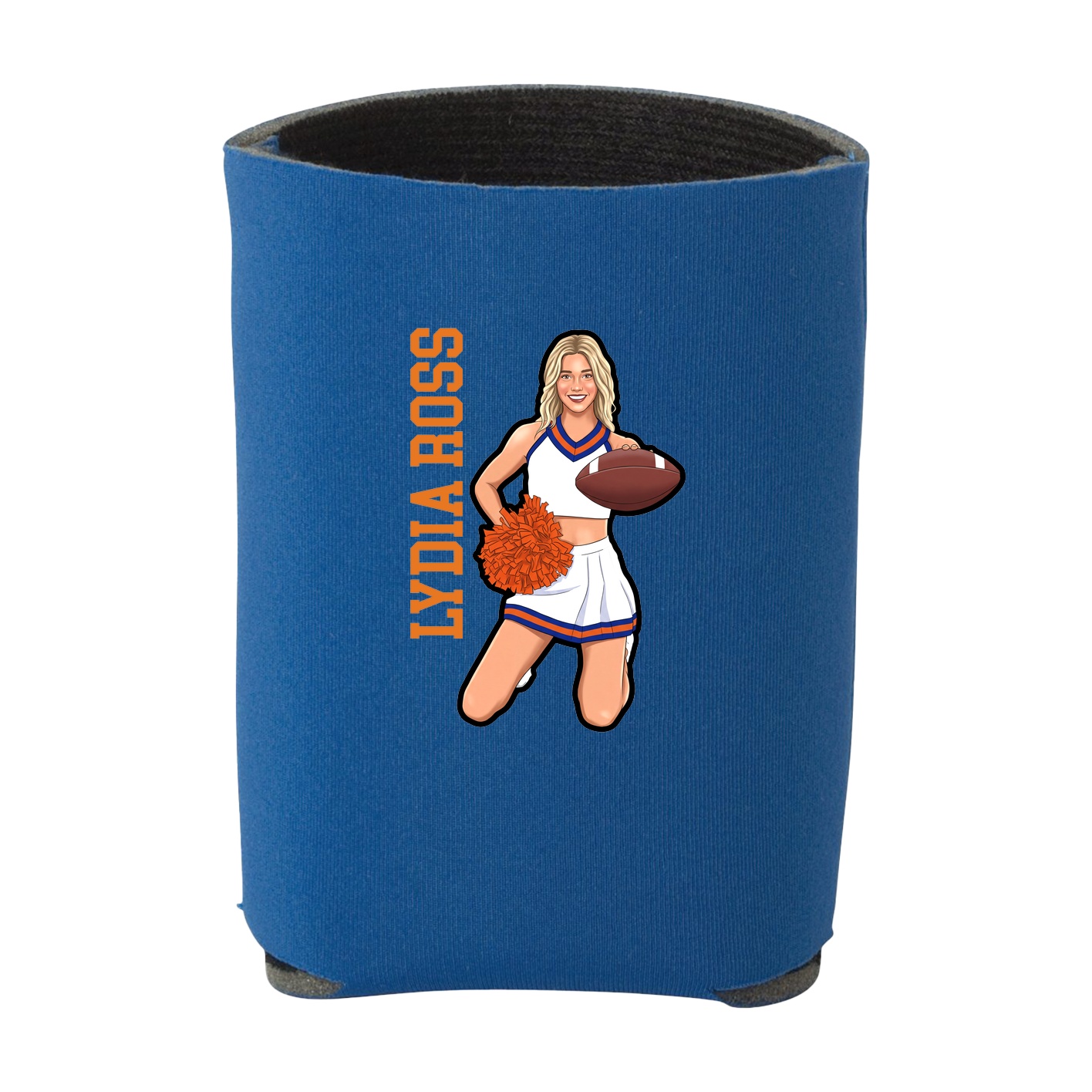 Can Holder — Name Vertical in Royal