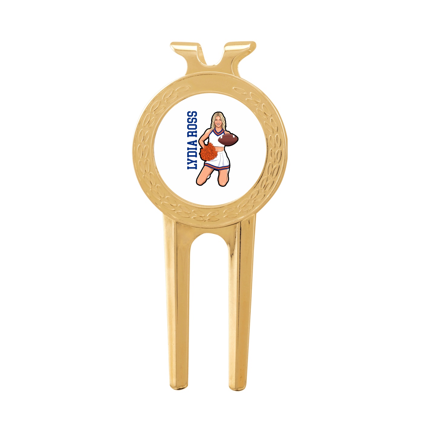 Divot Tool with Ball Marker — Name Vertical in Classic
