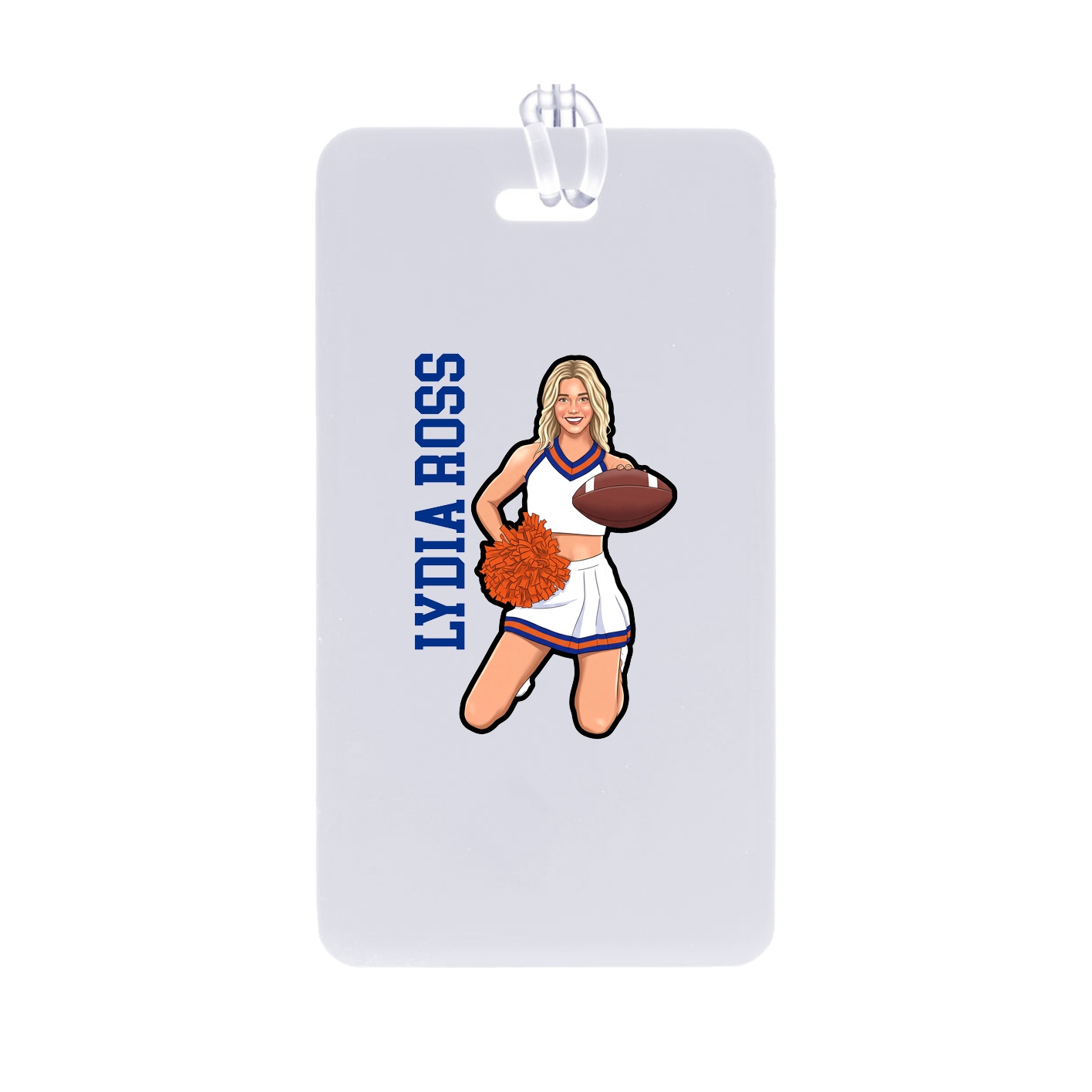 Bag Tag — Name Vertical in Classic